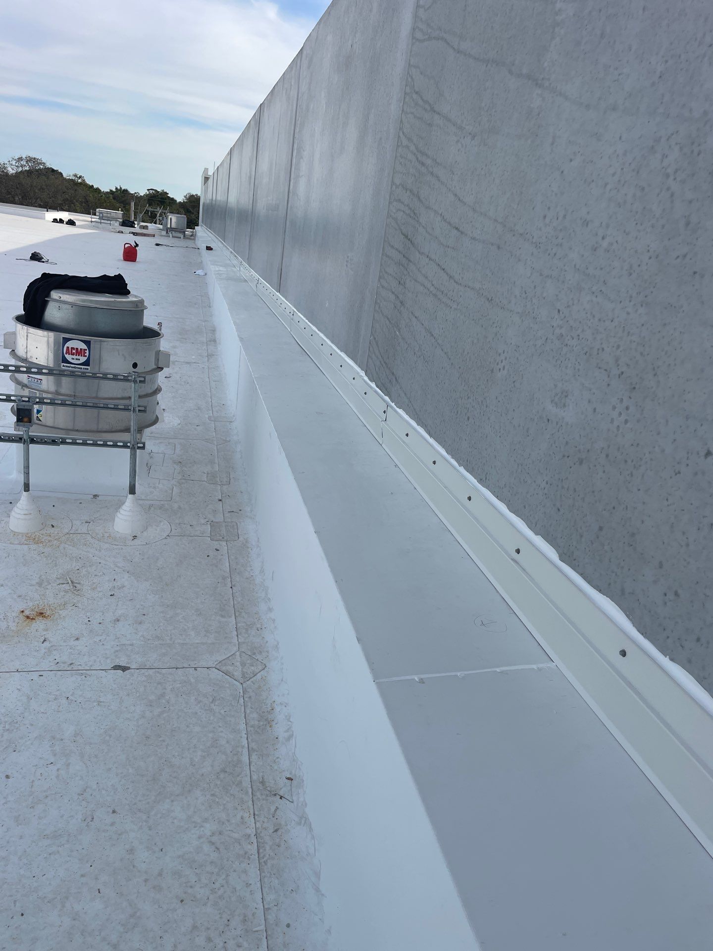Commercial TPO Membrane Roof Installation at Pinecrest Educational Facility by AJF ROOFING INC
