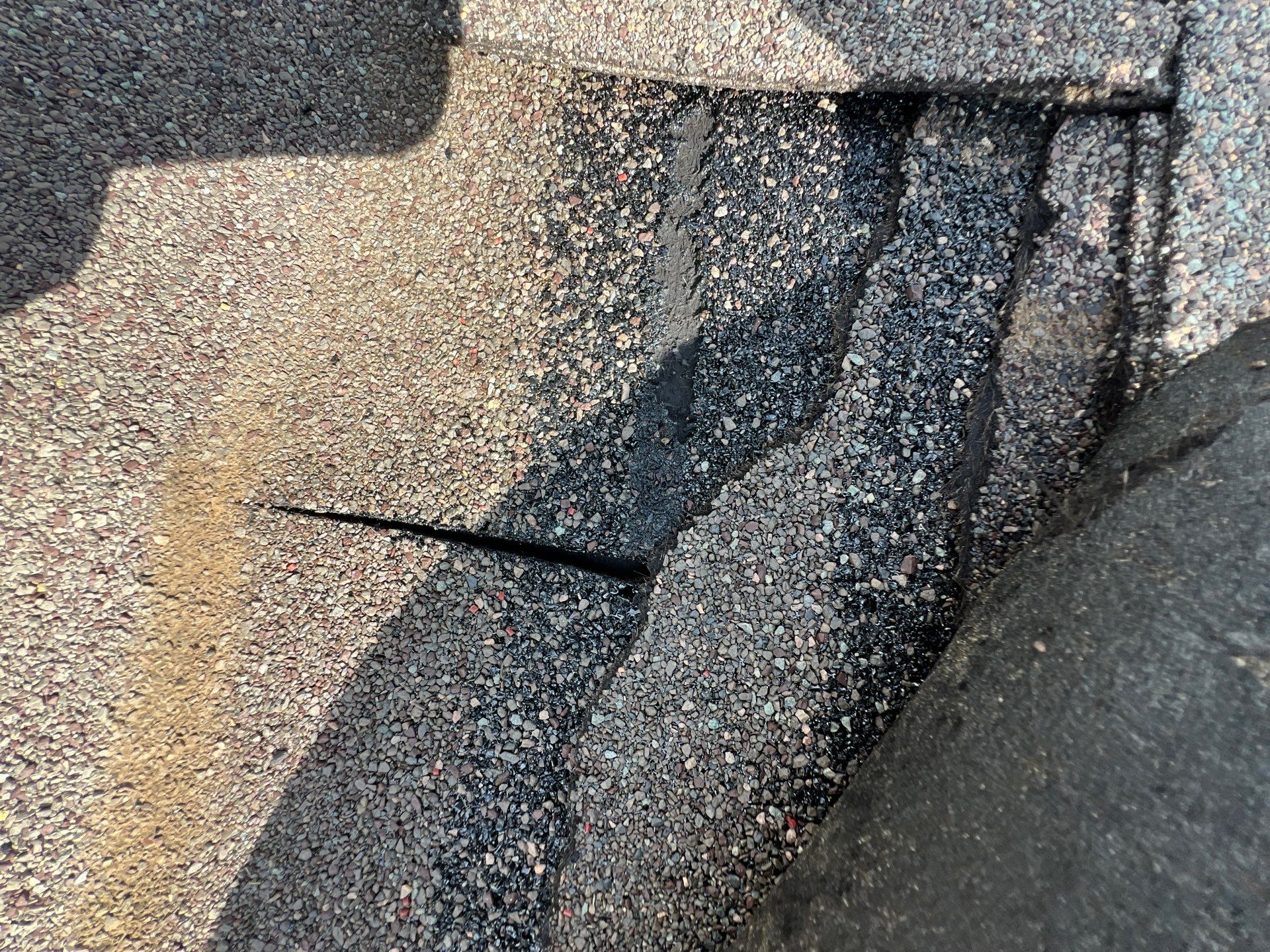 Hail Damage using Owen's Corning Duration (Lifetime) Shingles by Roof Repair Company