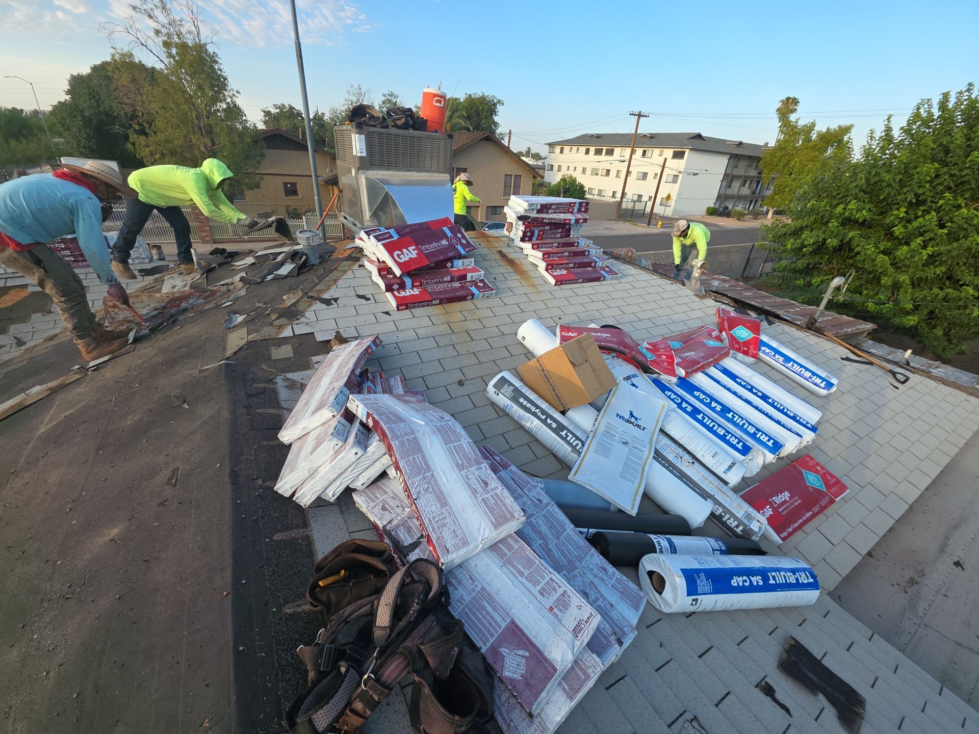 Residential Roof Install using GAF by Weather-Tite Roofing