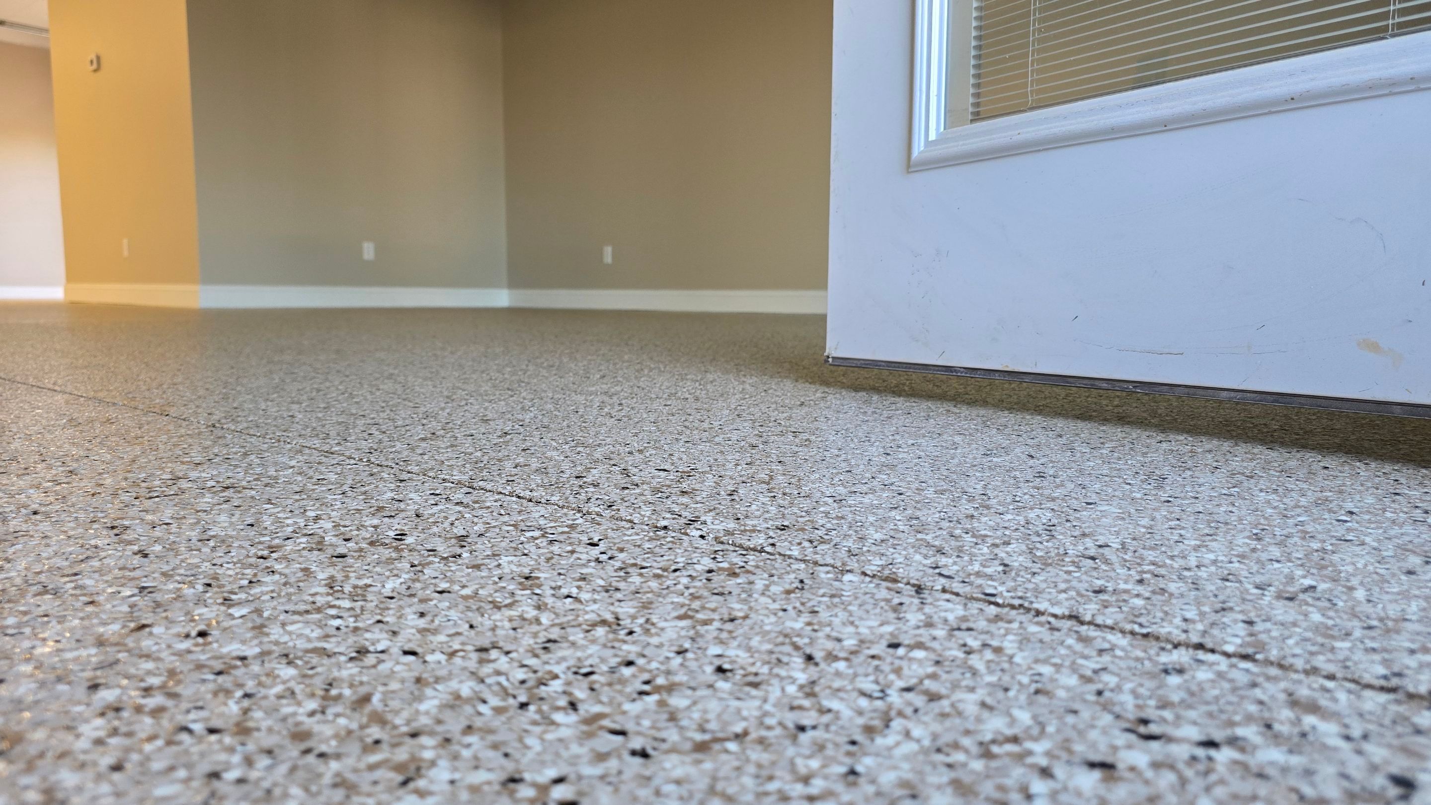 Garage Using Flake by Elite Floor Solutions