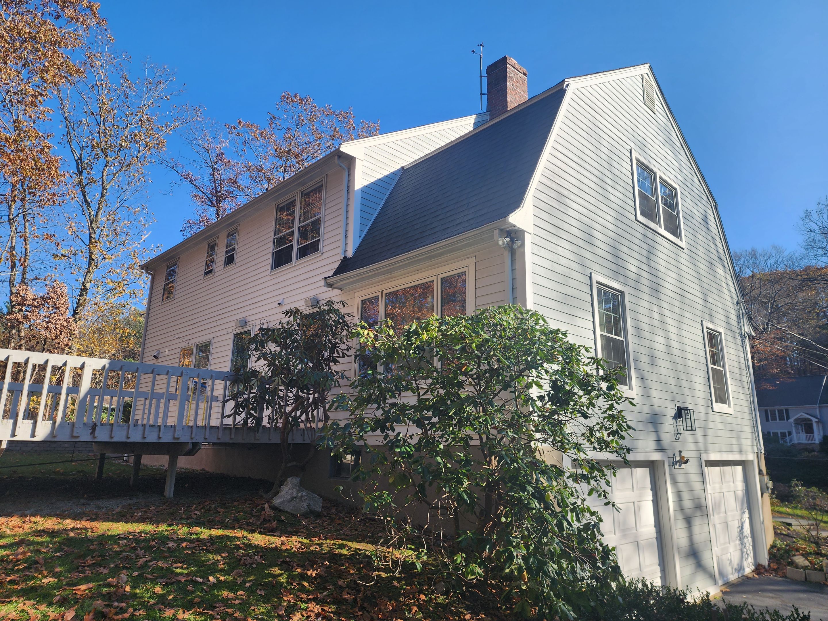Custom window trim work and siding replacement in Dover, MA by UBrothers Construction