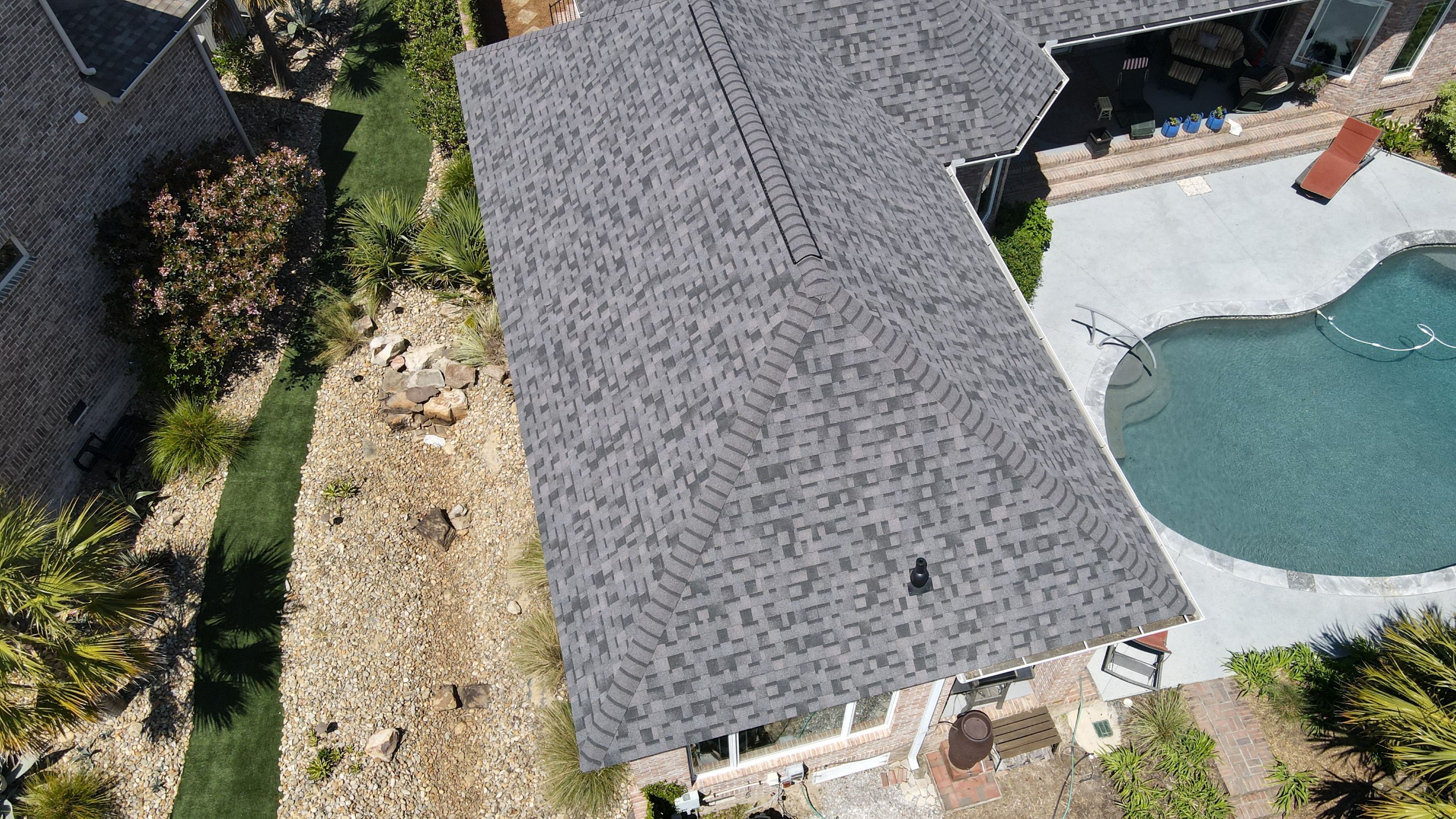 Residential Roofing Installation using Owens Corning Duration Midnight Plum by Indigo State Roofing