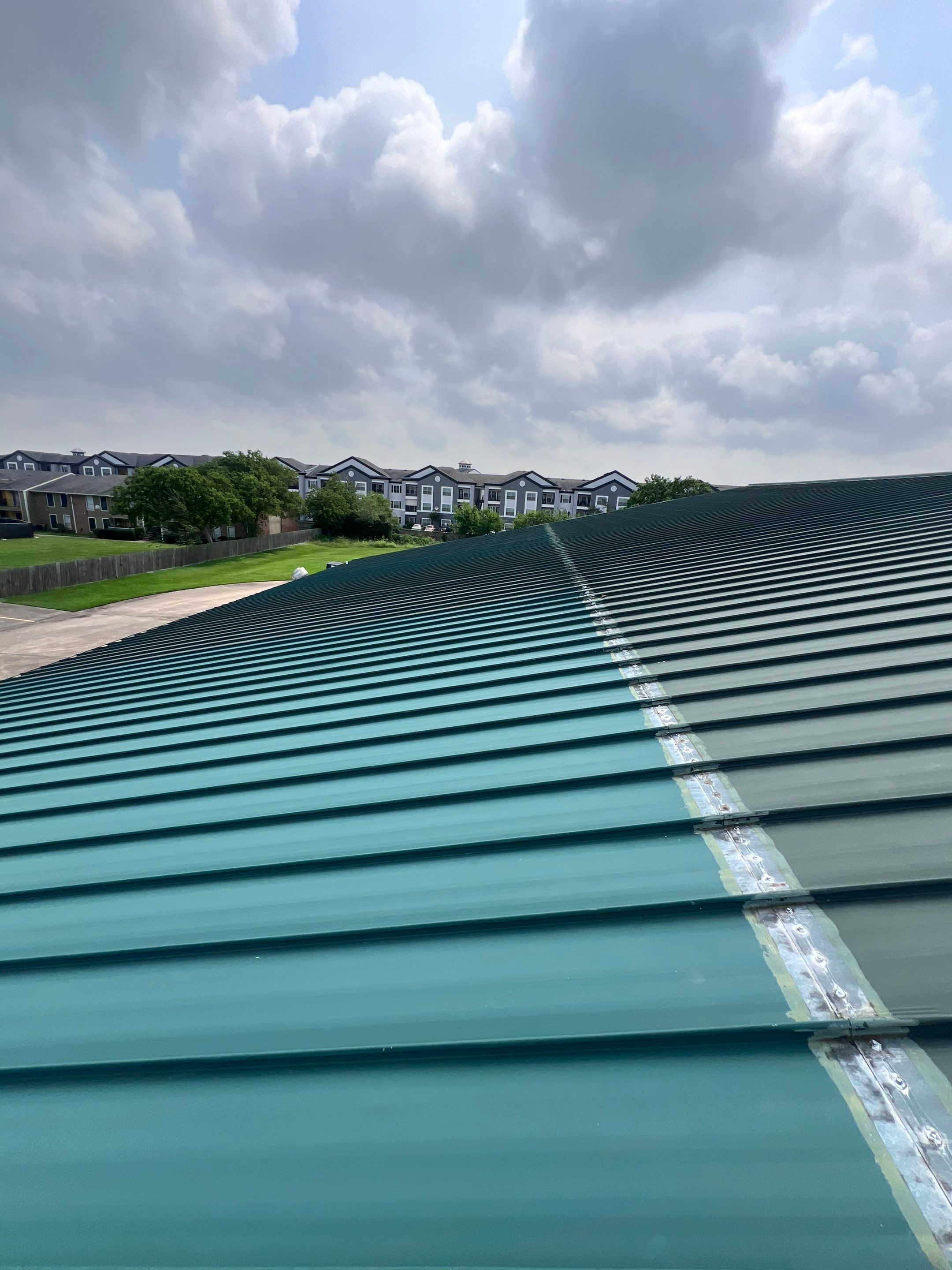 Hail Damage using Metal by Roof Repair Services LLC