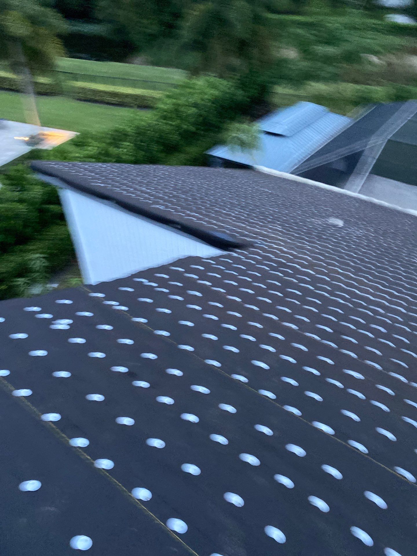 Residential Roofing Installation using 1" Nail strip metal roof by BLUES BROTHERS ROOFING