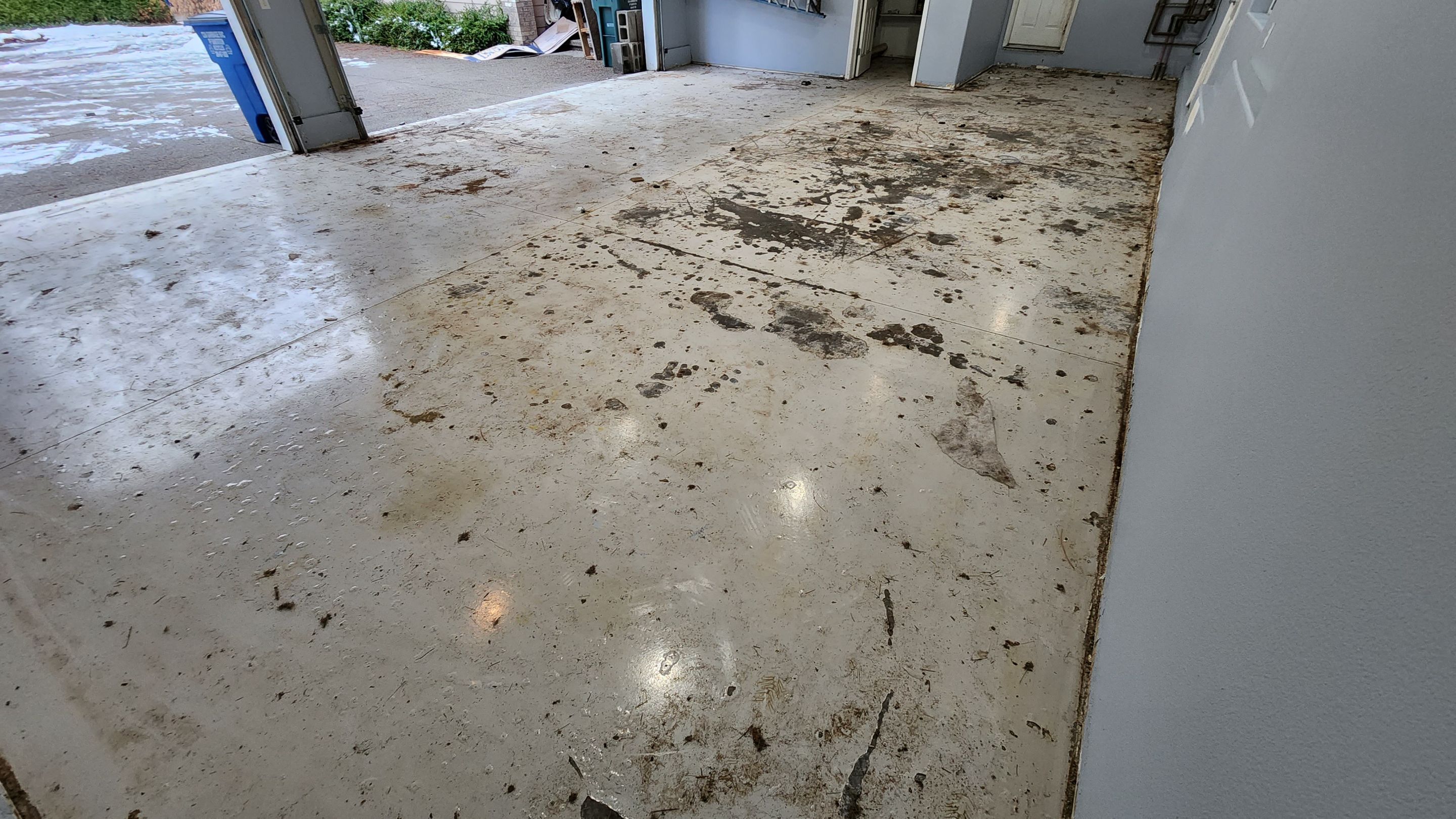 Garage Transformation using Slate Hybrid by Croc Coatings, LLC