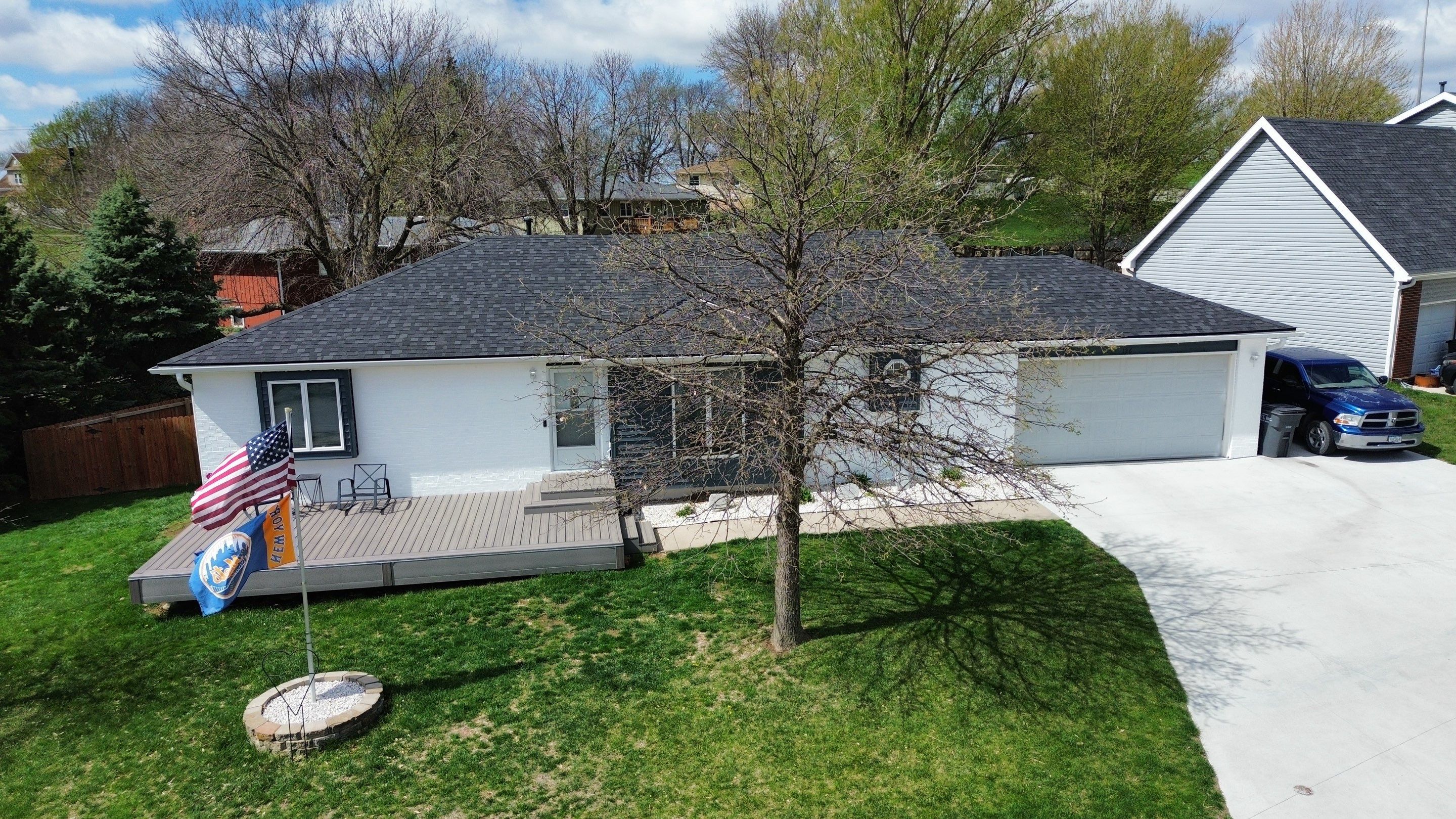 Roofing / Siding / Gutters using IKO Dynasty Granite Black / Norandex Siding by Lightning Exteriors