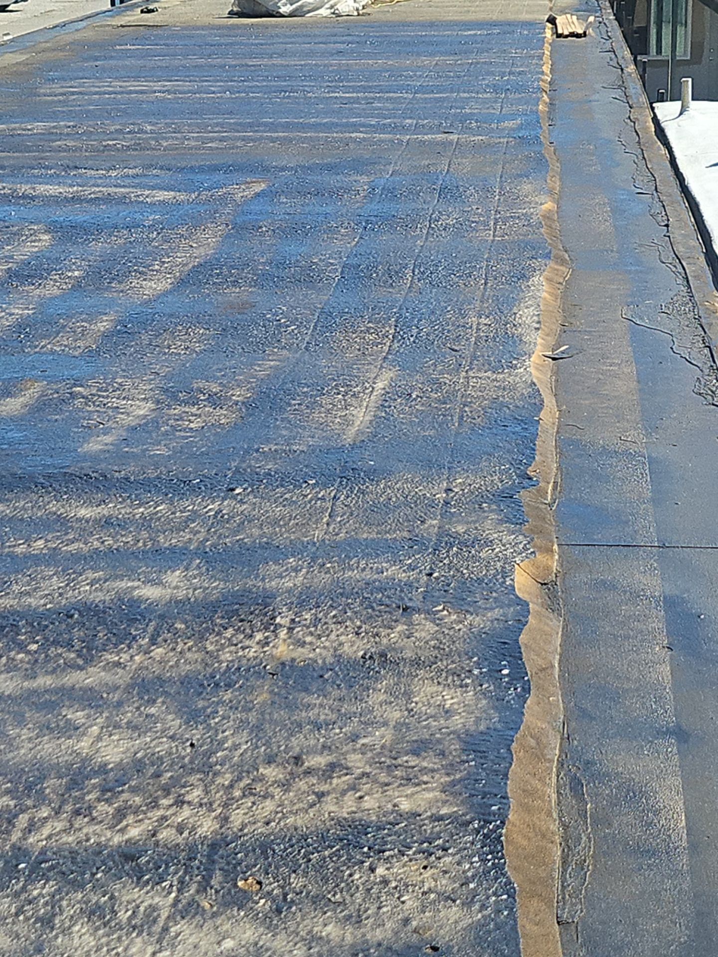 Foam Refurbish using General Coatings acrylic coatings and spray foam by Straight Edge Roofing Inc