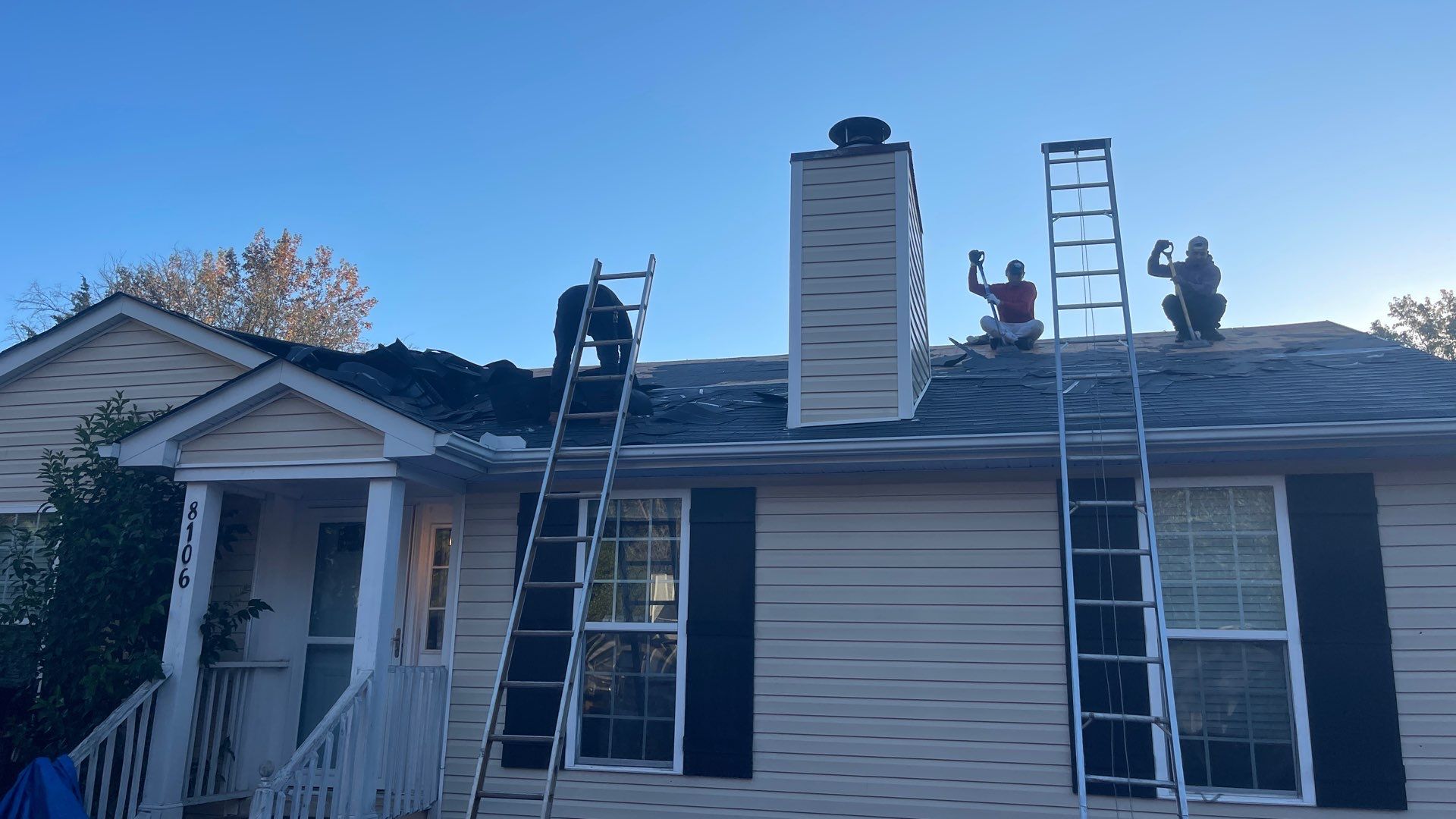 Roof replacement and interior repair by hail and wind damage by Just Brilliant Restoration JBR