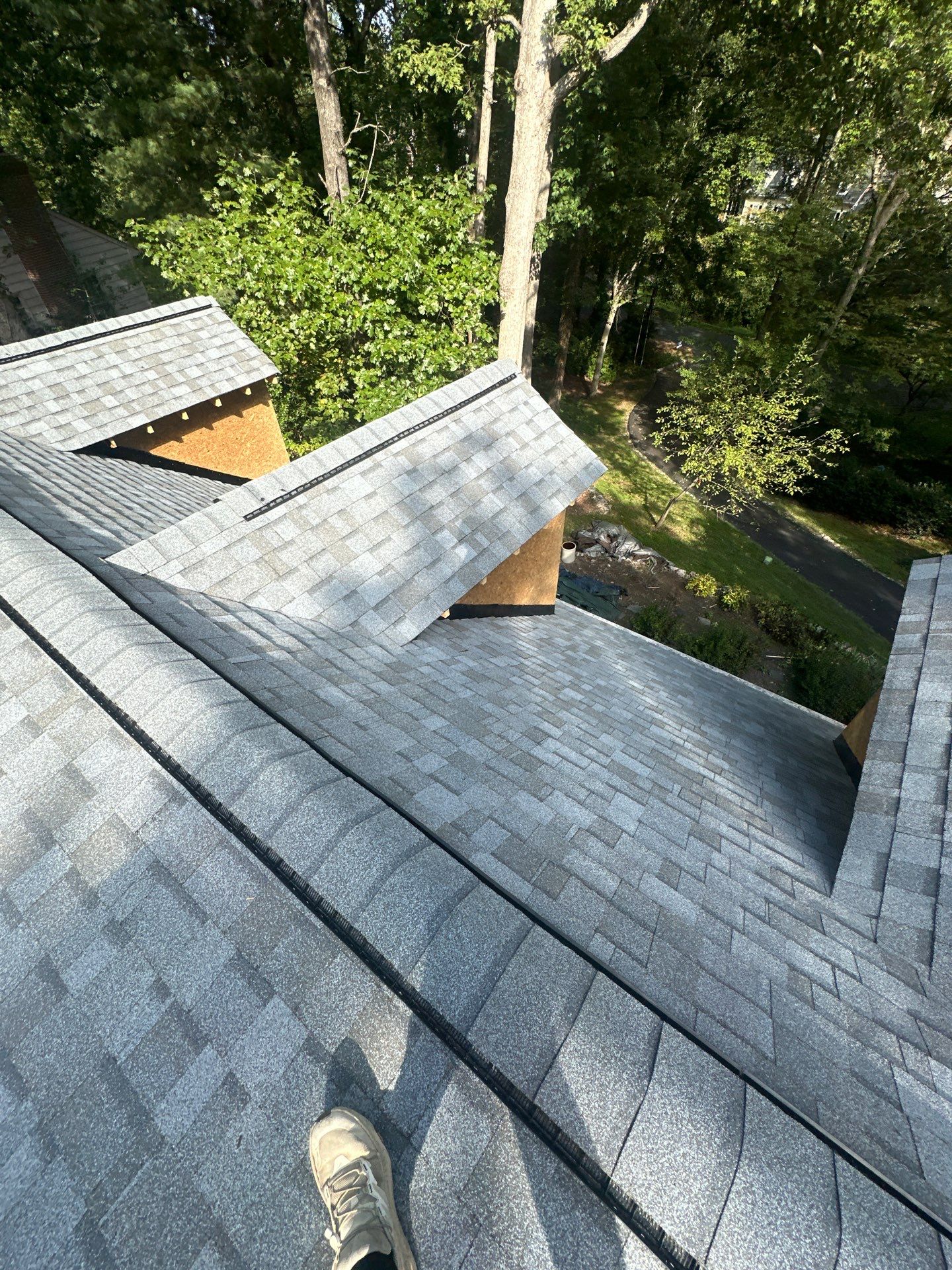 Architectural Shingle Roof Replacement as Part of an Addition by Cade Construction