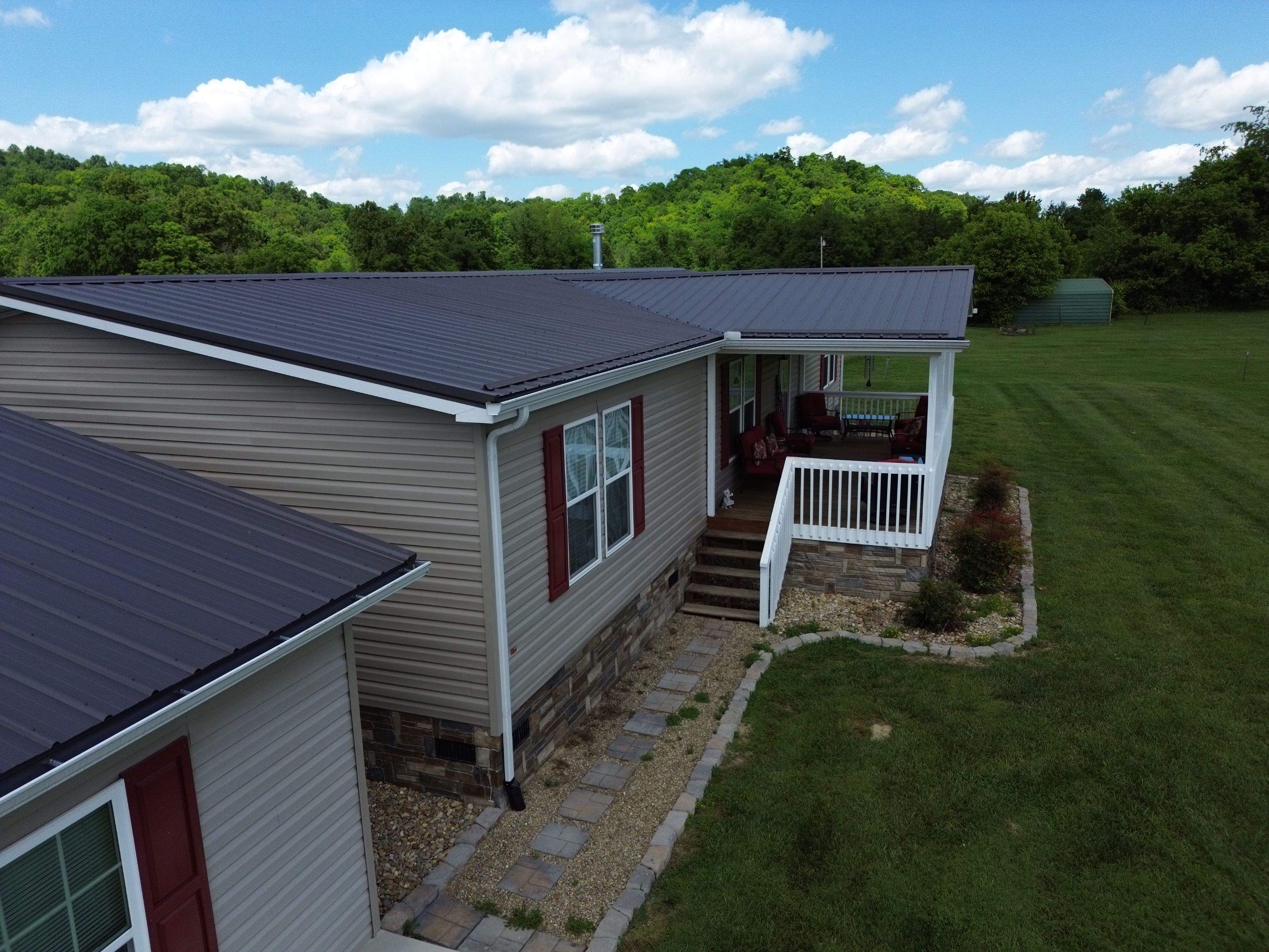 Burnished Slate Frost AG Panel by Omnia Roofing