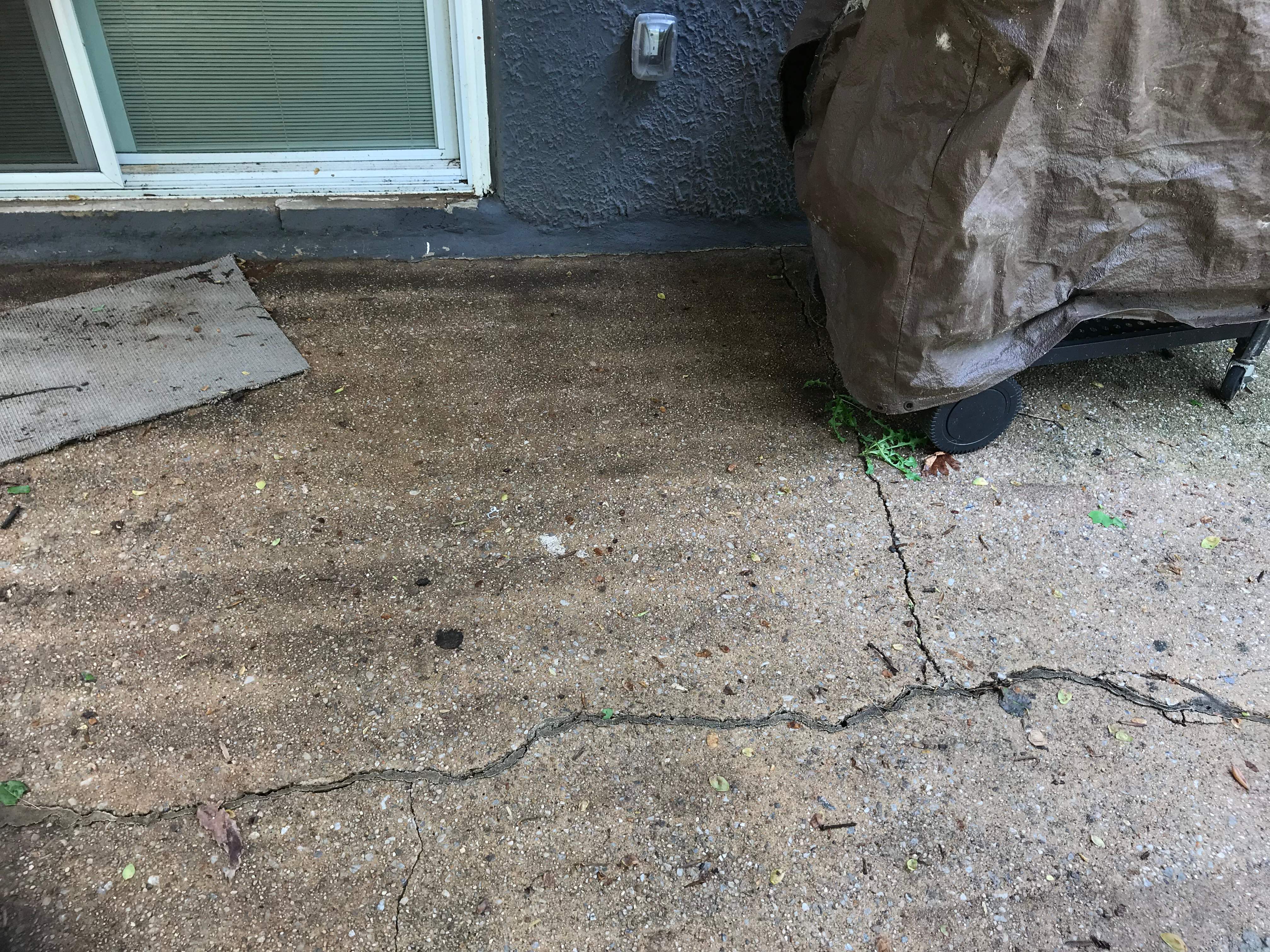 Exterior Repair using Concrete Pad/ walkway by Alpha Design Services