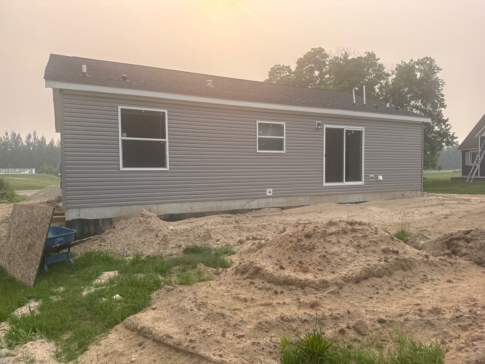New Gutter System Installation for Boyne Falls Residential Home by Rainbow Seamless Systems