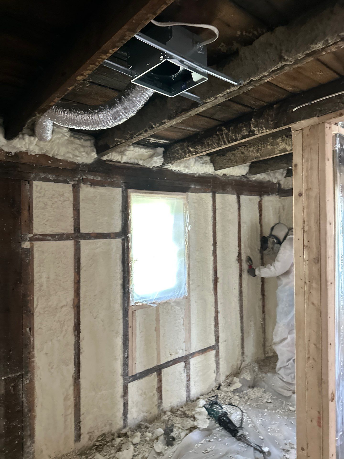 Home Remodel using Closed Cell Spray Foam by NYS Foam & Energy