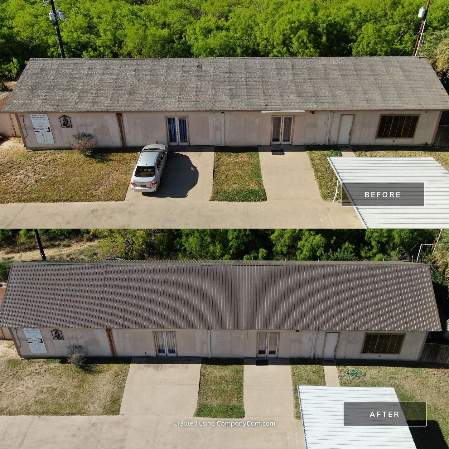 Residential Roofing Installation using Classic Rib Metal Roof by JM Flores Roofing & Construction, Inc
