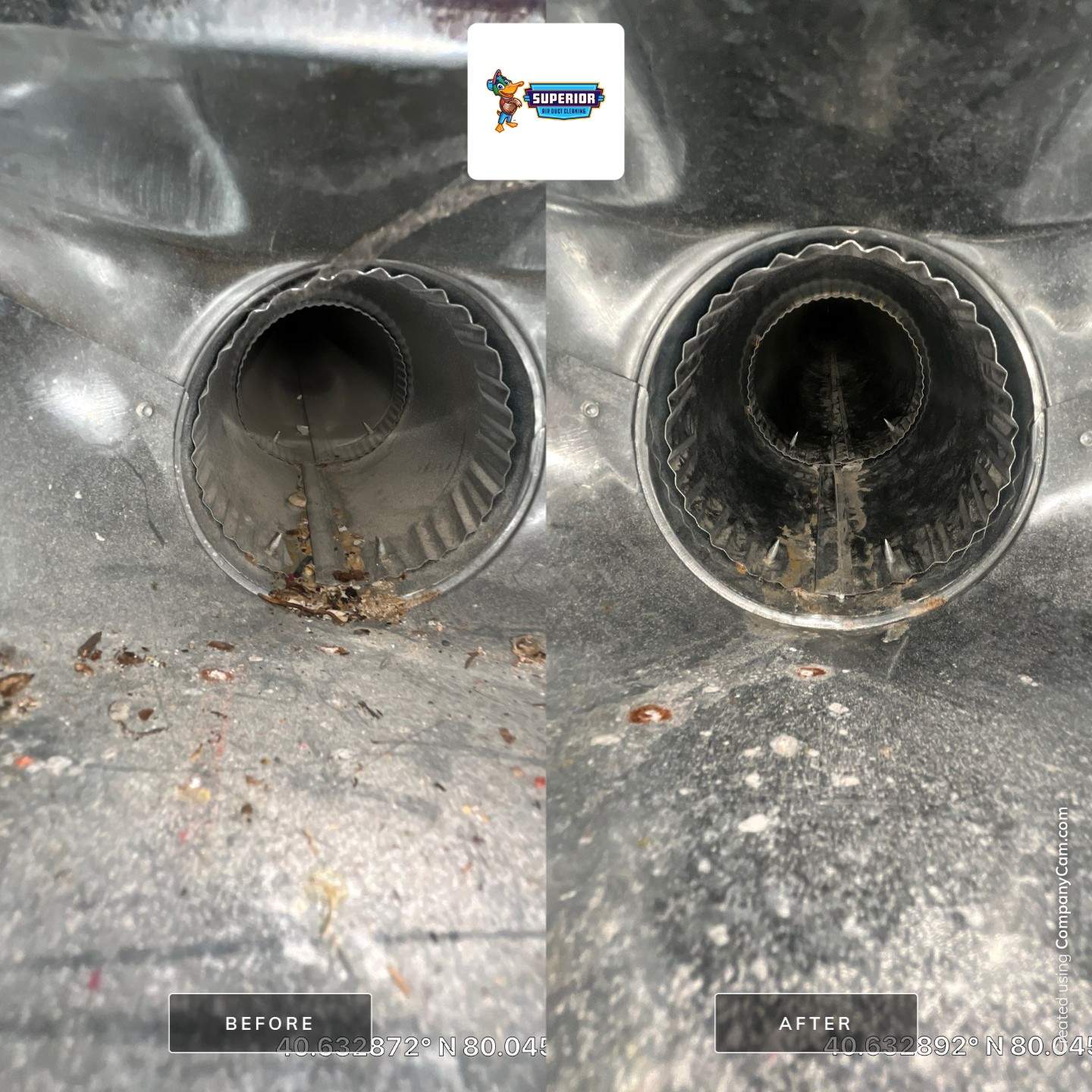 Air Duct Cleaning With a Vacuum Truck in Wexford, PA. by Superior Air Duct Cleaning