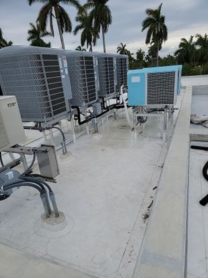 TPO Flat Roof Installation for a Miami Beach Commercial Residence
