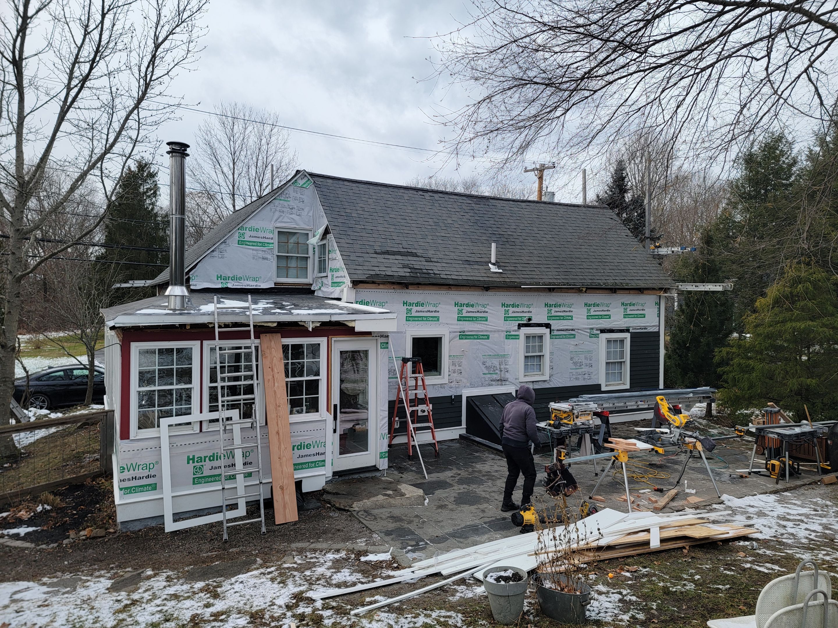 Siding Installation using James Hardie by UBrothers Construction