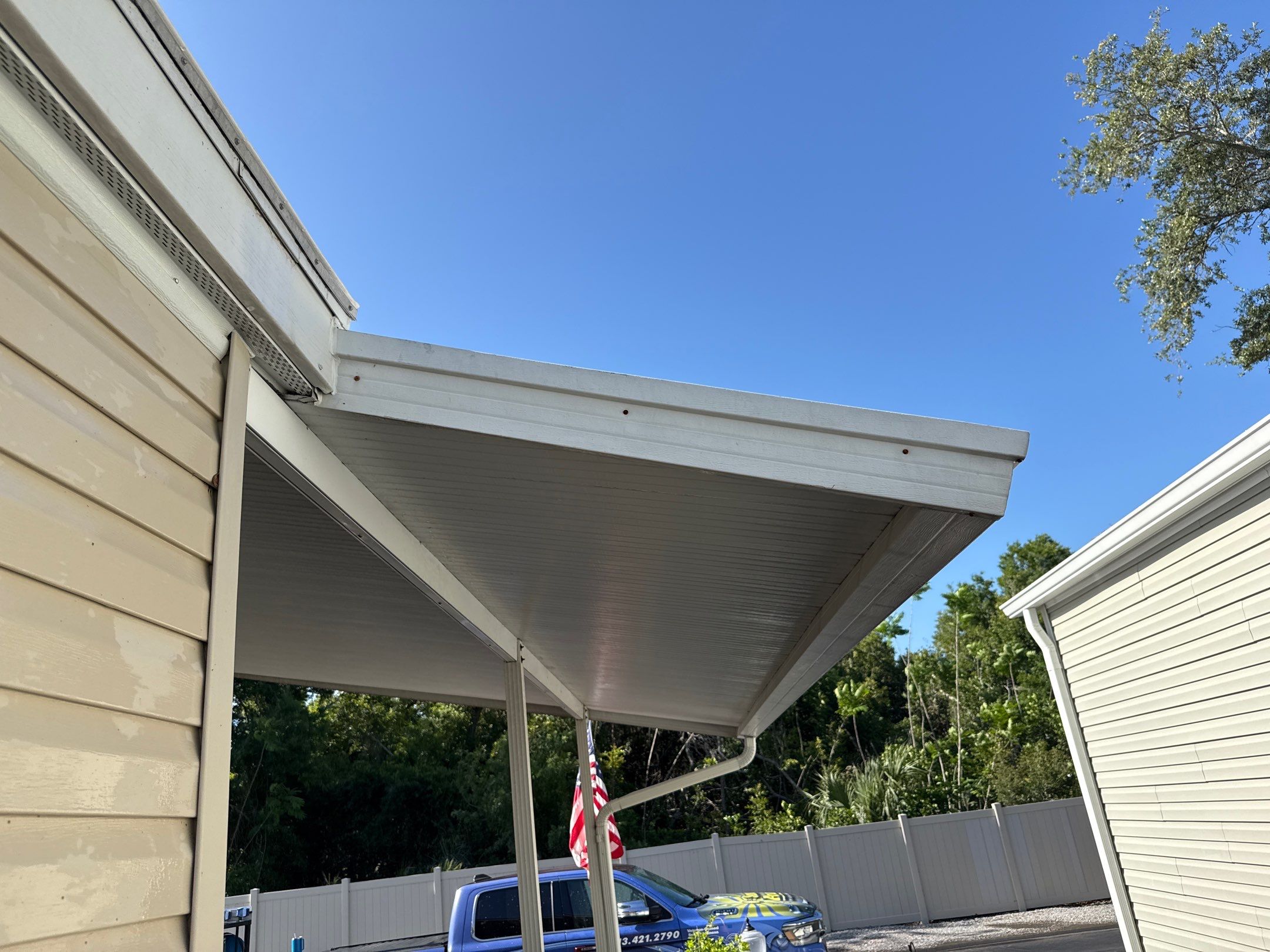 TPO Membrane & Metal Roof Cleaning in Fisherman’s Cove RV Park, Terra Ceia, FL | Sunshine AquaWash by Sunshine AquaWash