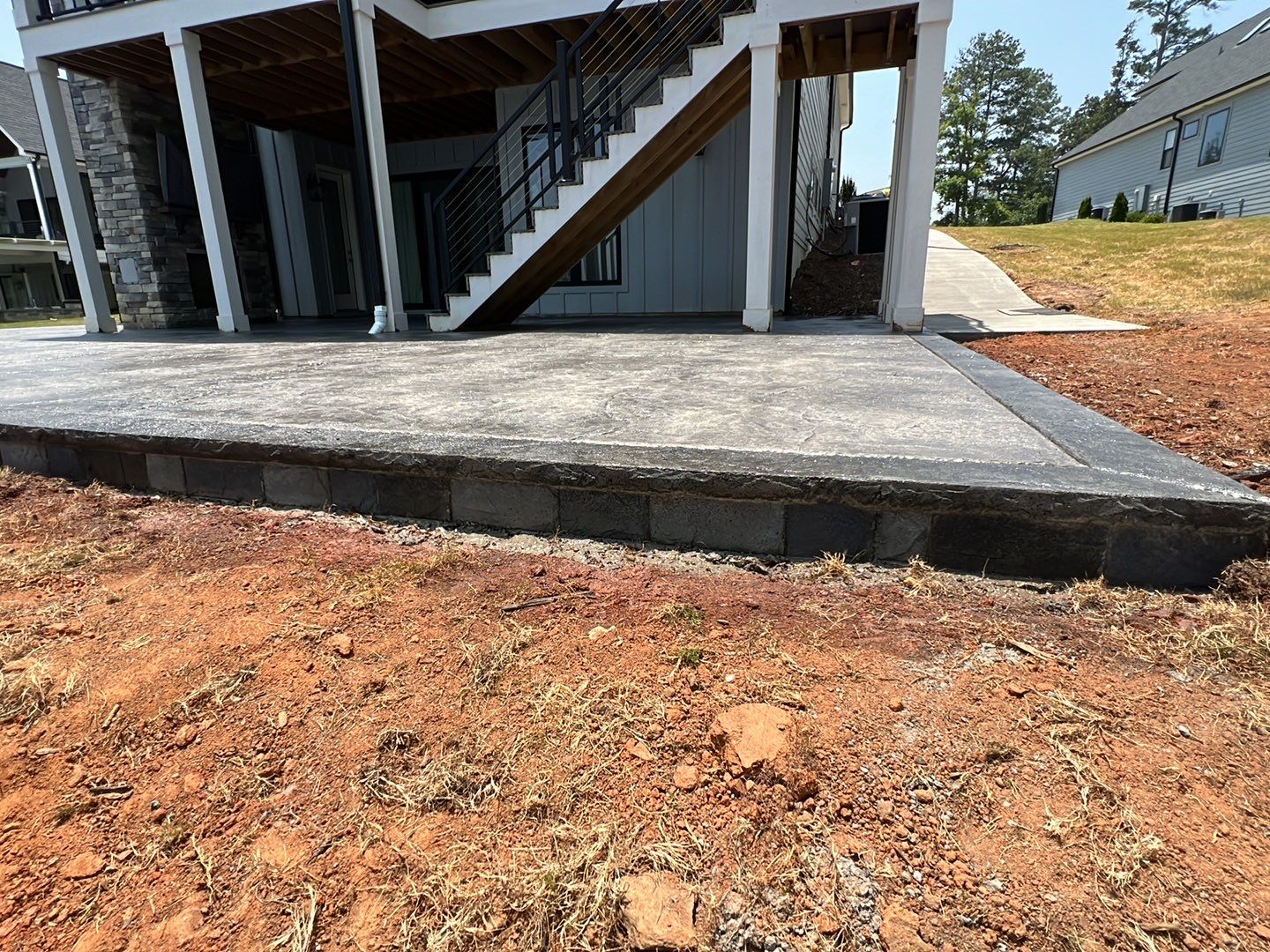 Stamped Concrete Patio by Xtreme Concrete Services