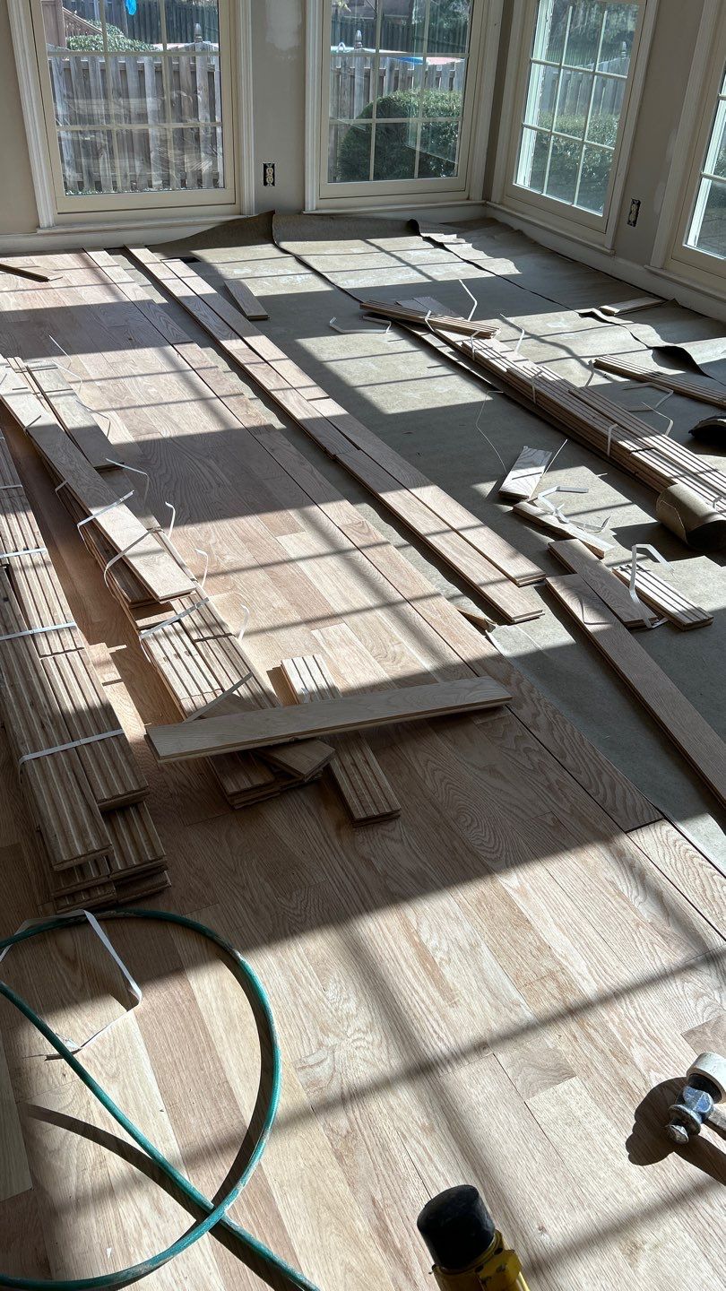 Hardwood Install & Refinish in Jacobean Satin  by Footprints Floors of Nashville