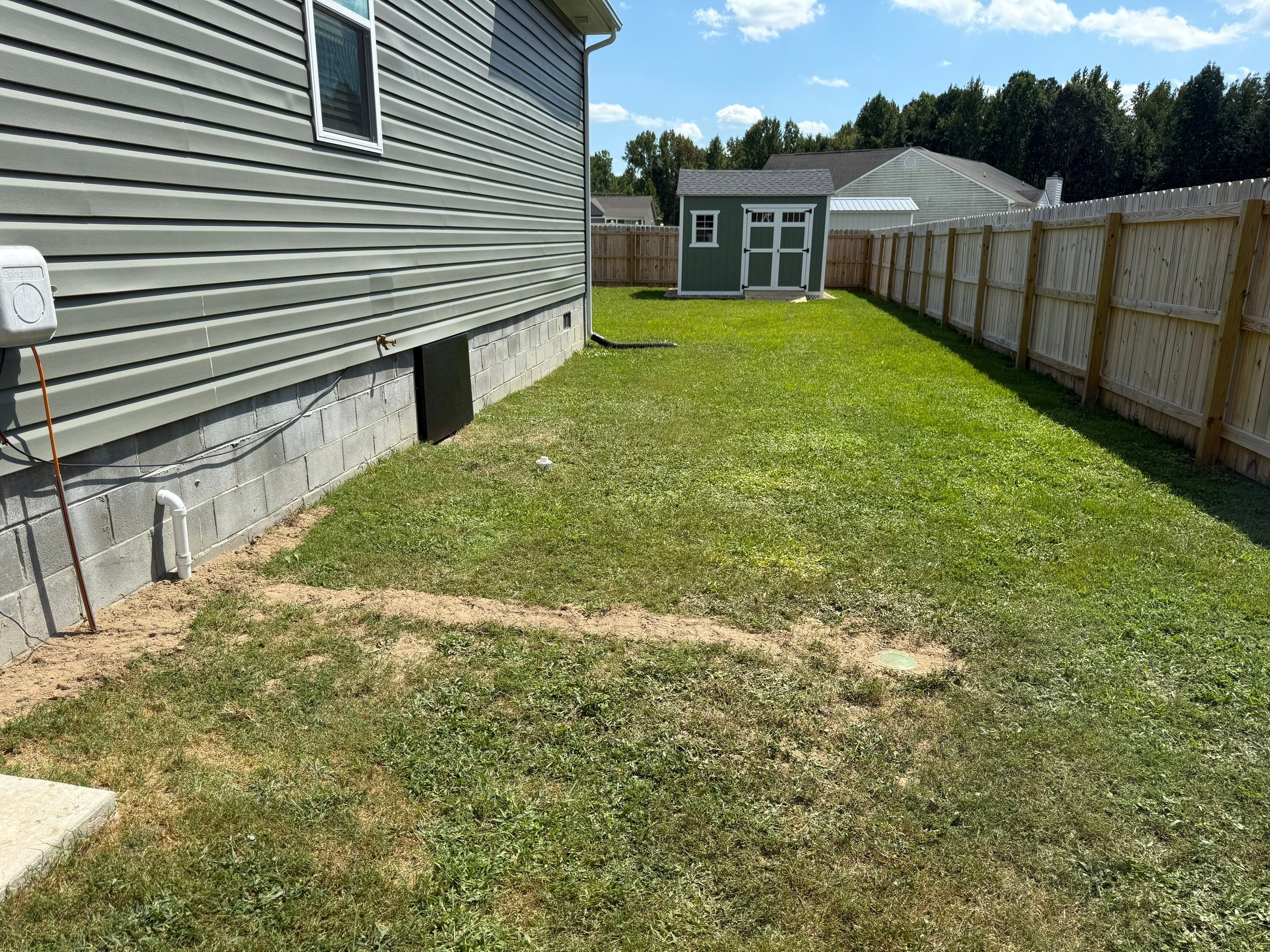Project in Franklin by Patriot Crawl Space Repairs