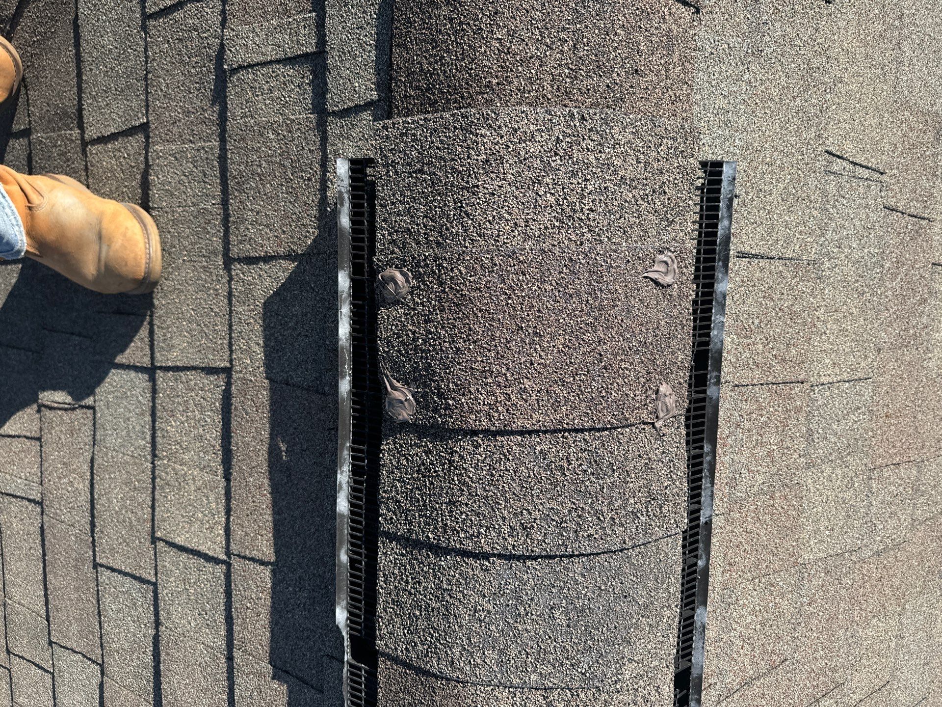Hail Damage using Owen's Corning Duration (Lifetime) Shingles by Roof Repair Company