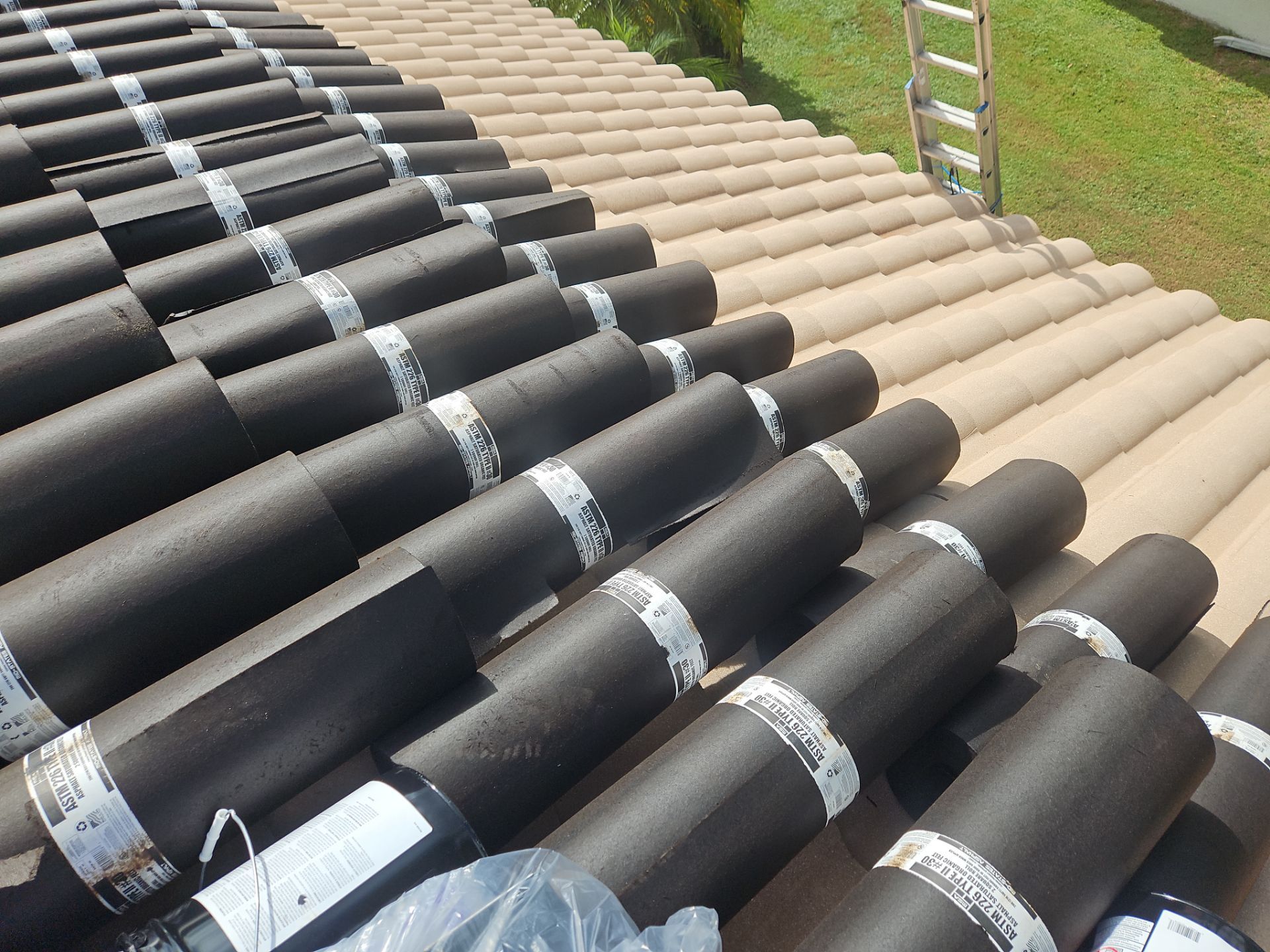 Residential Roofing Installation using 1" Nail strip metal roof by BLUES BROTHERS ROOFING