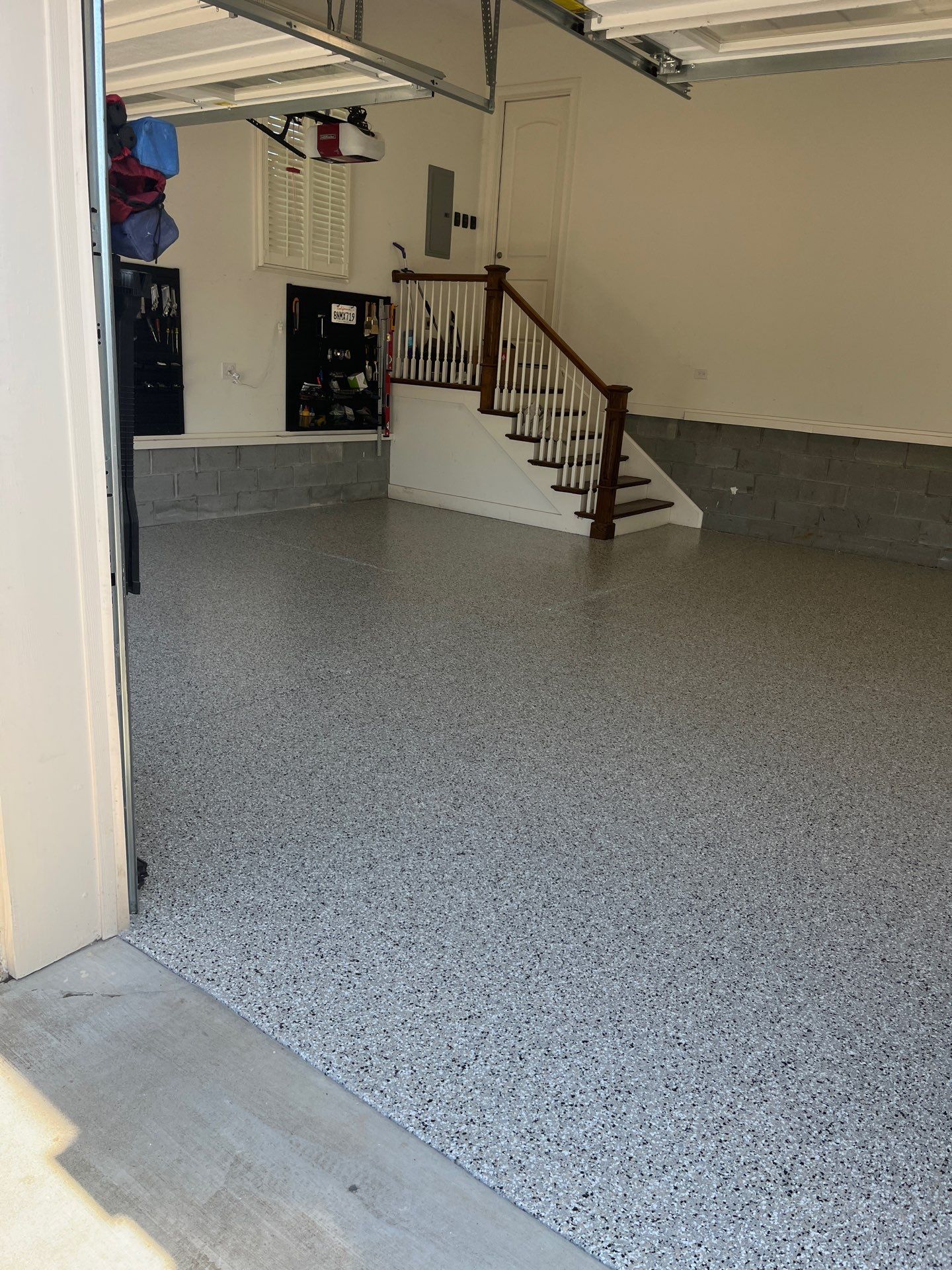 Garage Floor Coating using Cabin Fever by My Garage Floor Guys