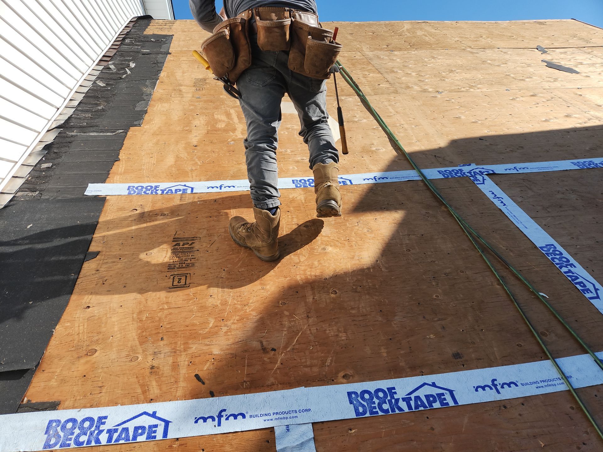 Residential Roofing Installation using Owens Corning TruDefinition Duration AR - Driftwood by A Plus Exterior