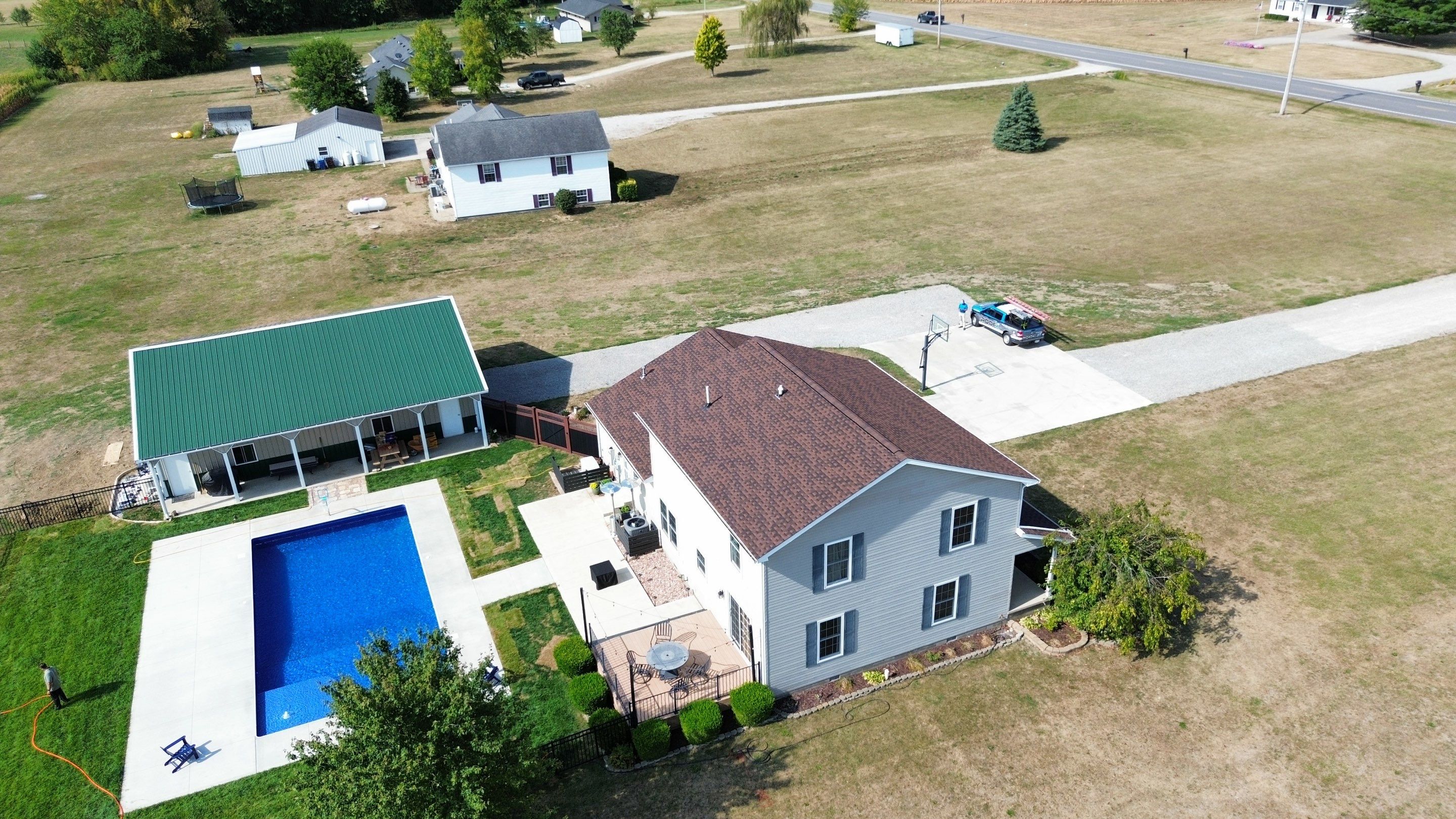 Residential Roofing Installation using Timberline HDZ Shingles - Hickory by RoofX 