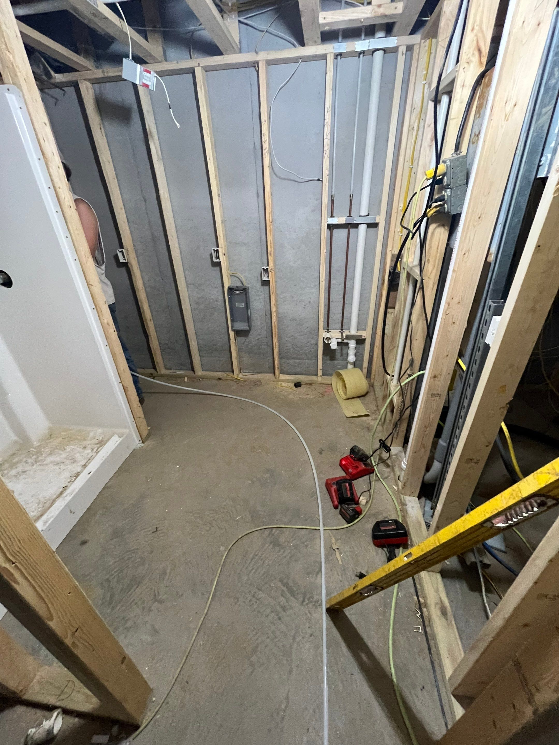 Custom Garage and Basement Epoxy Floor Coating in Menno by Select Painting, Coatings & Garage Cabinets