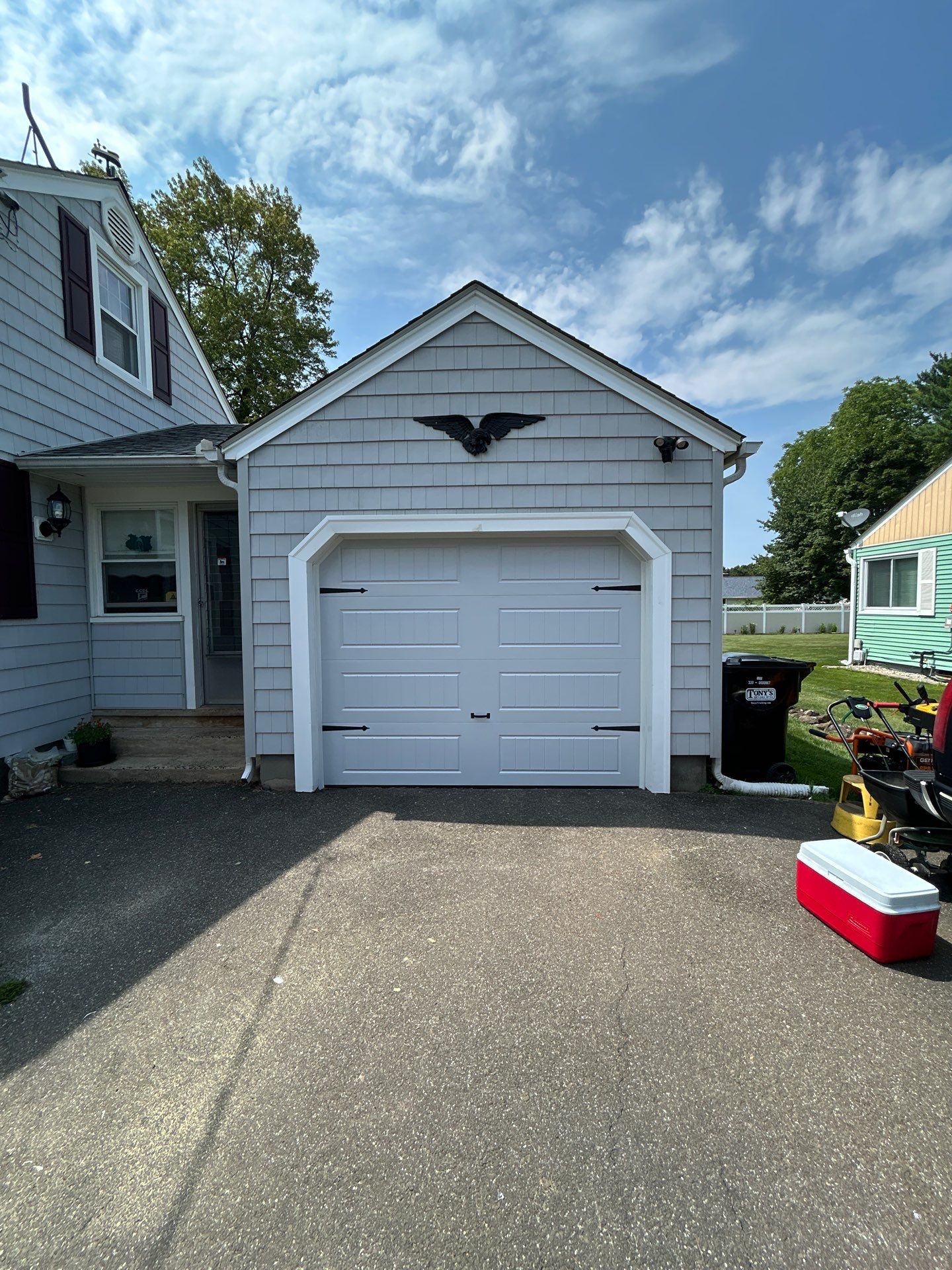 Amarr Hillcrest Garage Door Installation by DiGiorgi Roofing and Siding Inc