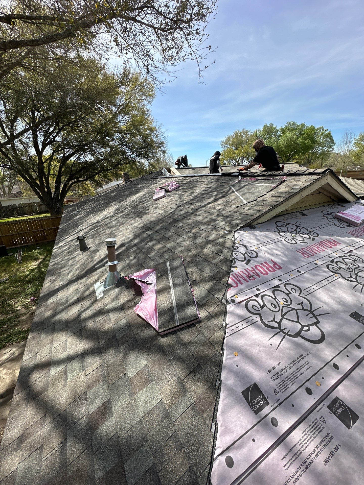 Project in Houston by Motion Roofing