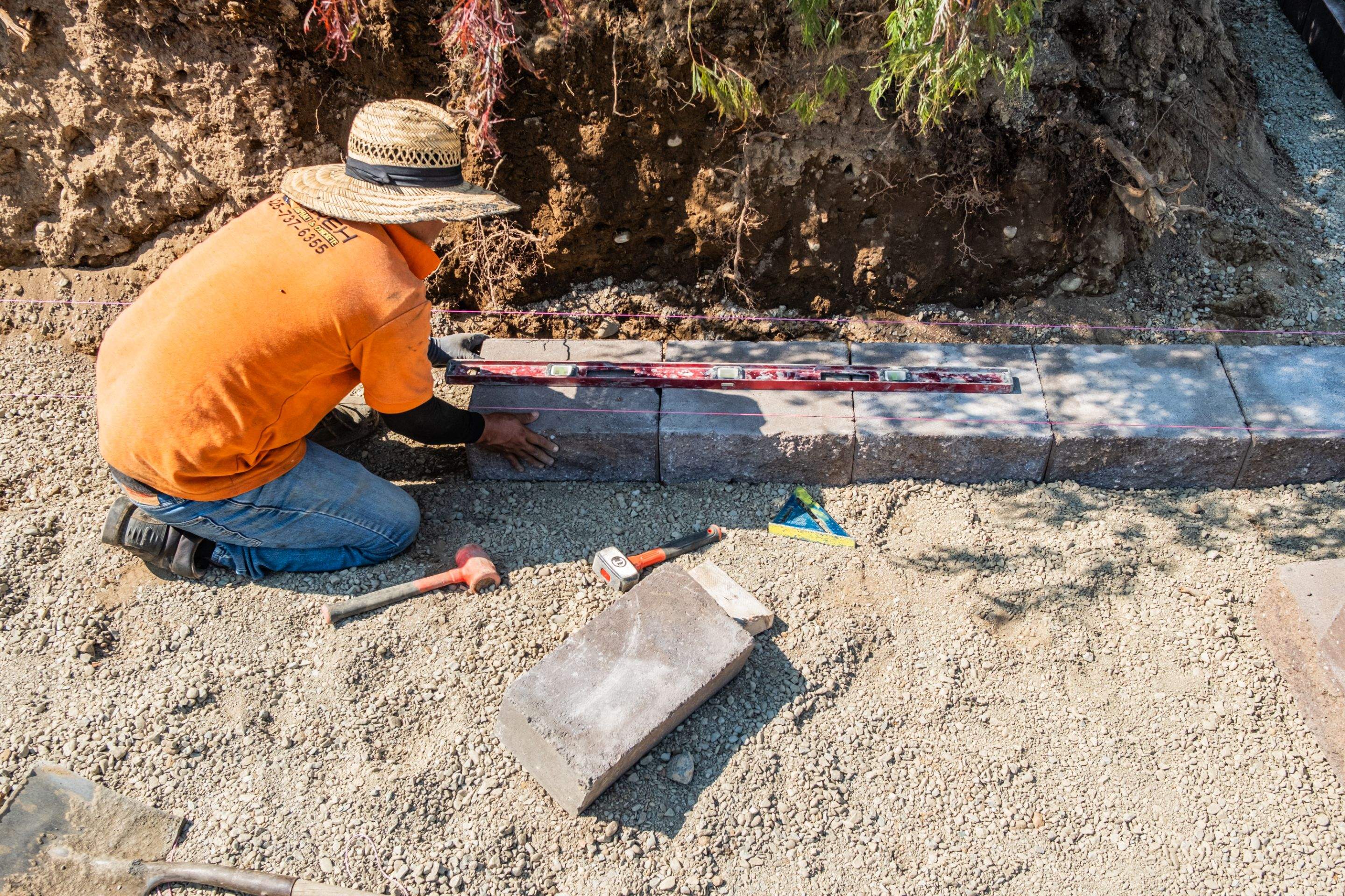 Justin | Retaining Wall, Landscape Project  by Jireh Asphalt & Concrete Inc 
