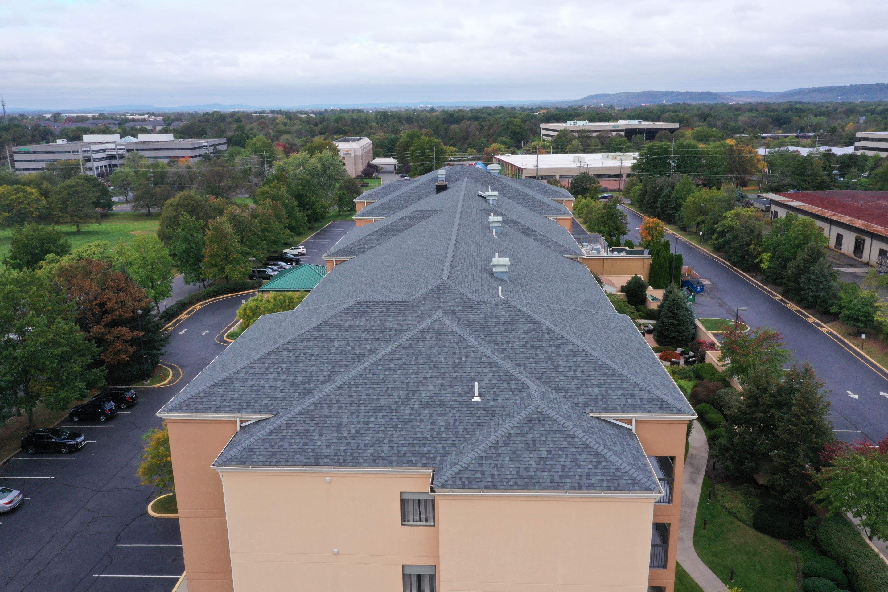 Commercial Roofing Installation using Owens Corning Duration by All Site Roofing