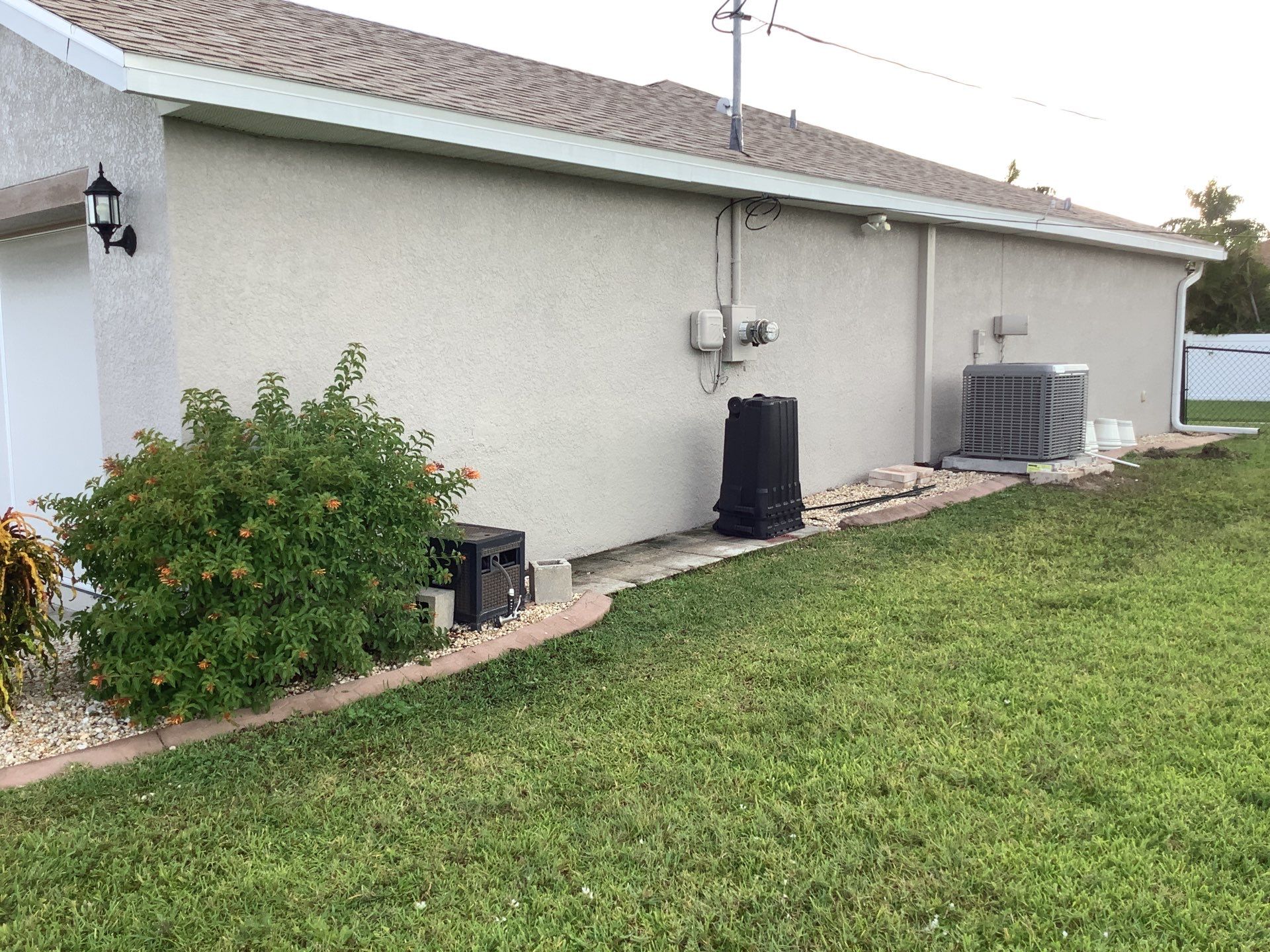 Custom Gutter System for a New Home in Cape Coral FL by Gutter Professors