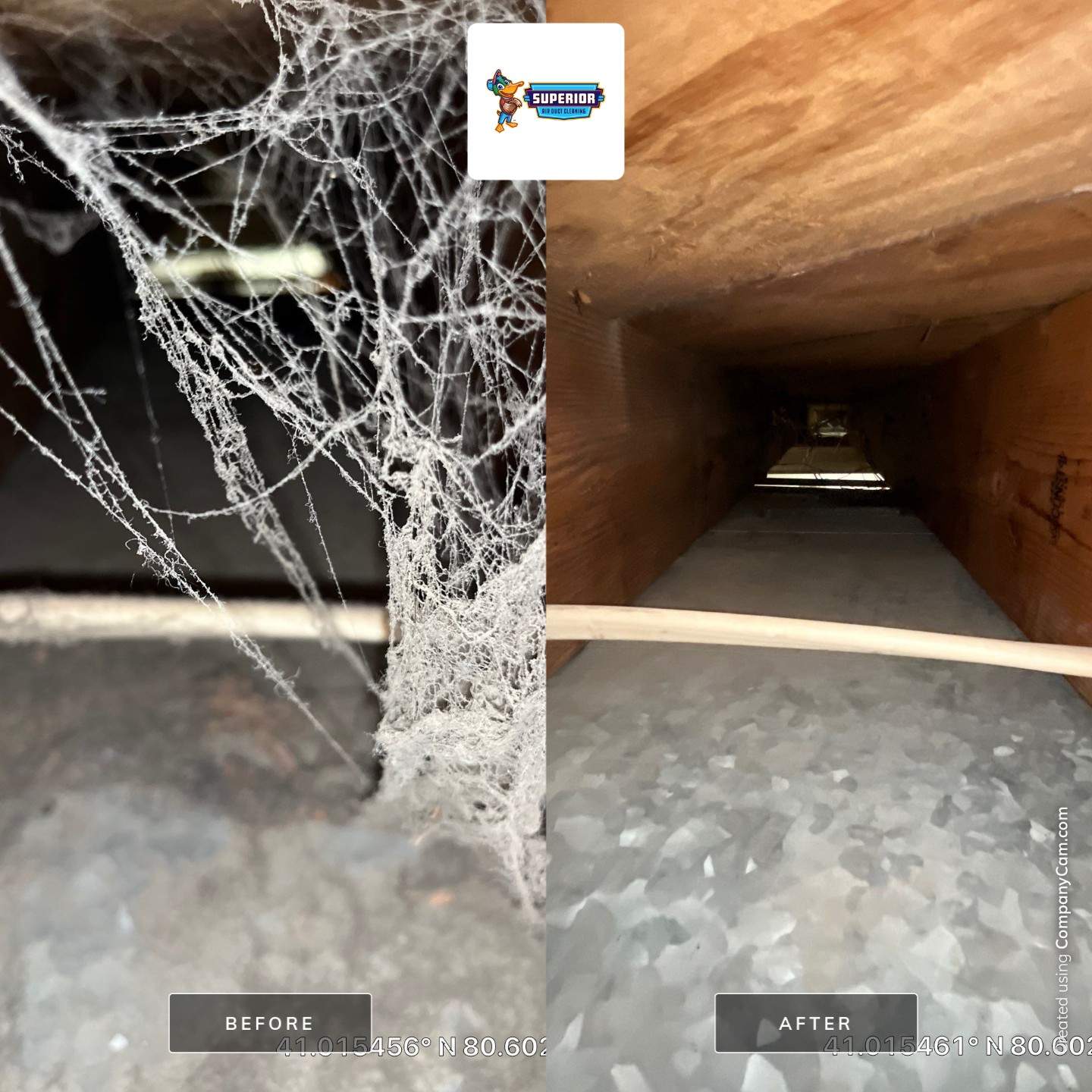Air Duct Cleaning With a Vacuum Truck in Youngstown, OH by Superior Air Duct Cleaning