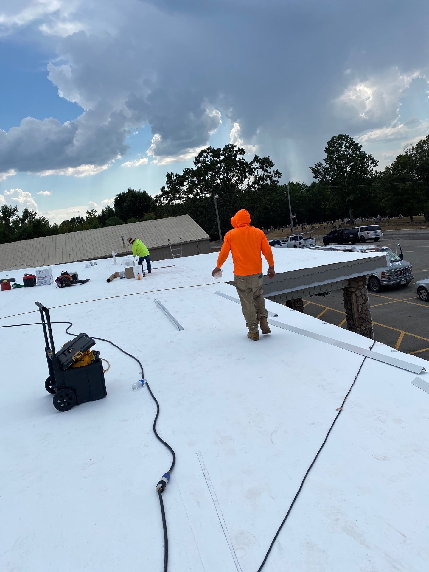 New GAF TPO Install  by Redeemed Roofing Systems