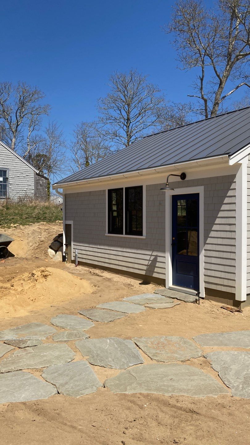 Gutter Installation using 6" Half Round Aluminum Gutter in Orleans, MA by Gutter Pro Enterprises