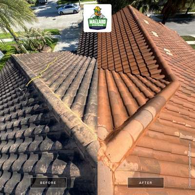 Barrel Tile Roof Cleaning