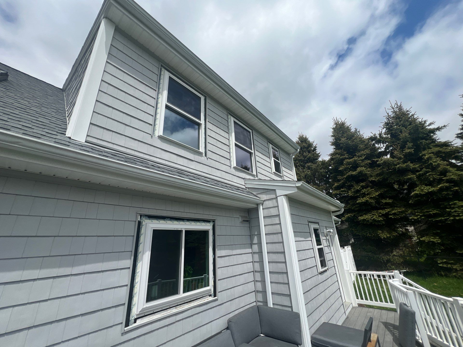 New Construction Window Install In Dover, NH by Tall pine roofing