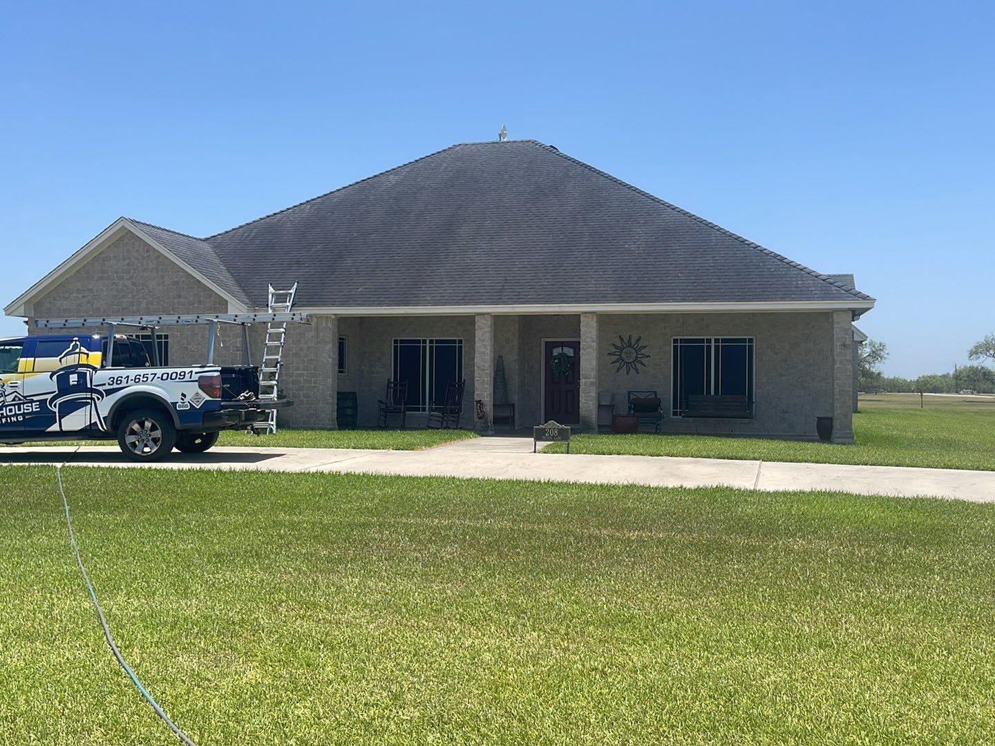 Residential Roofing Installation using GAF HDZ Barkwood by Lighthouse Roofing