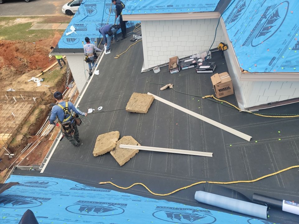 Residential Roofing Installation using Roof Replacement by American Roofing & Construction LLC