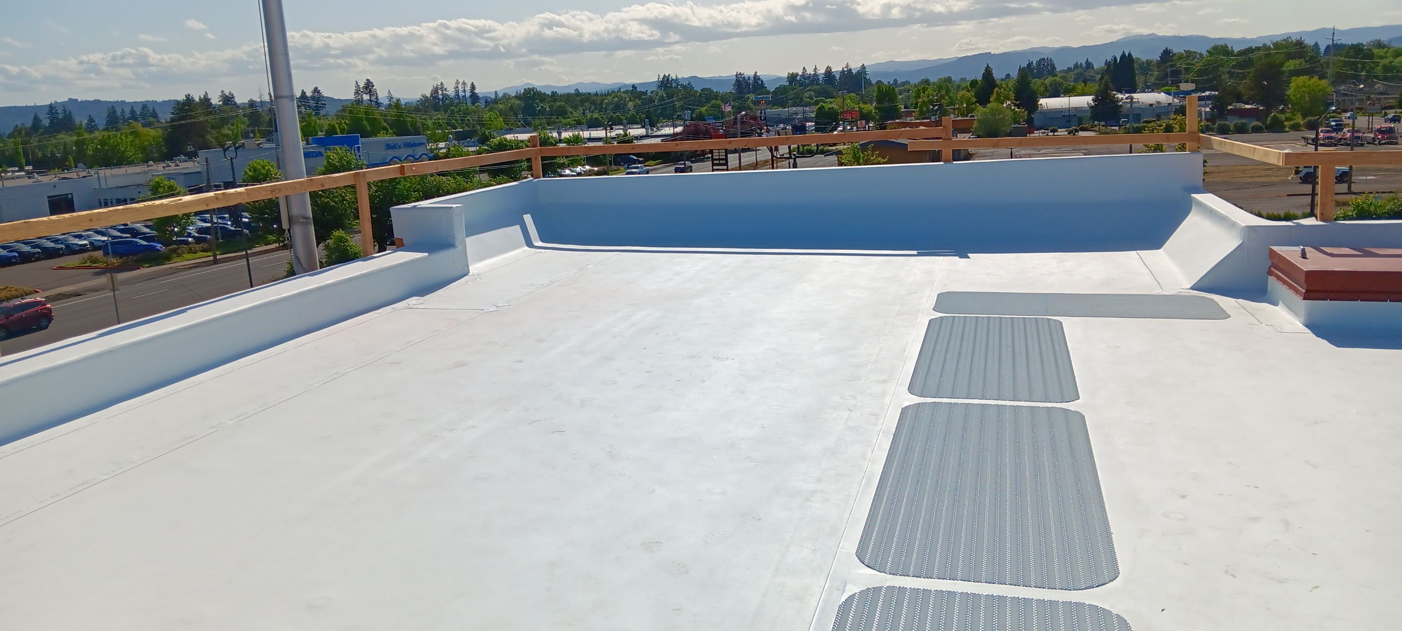 Commercial Roofing Replacement using TPO by Vitan Construction LLC 