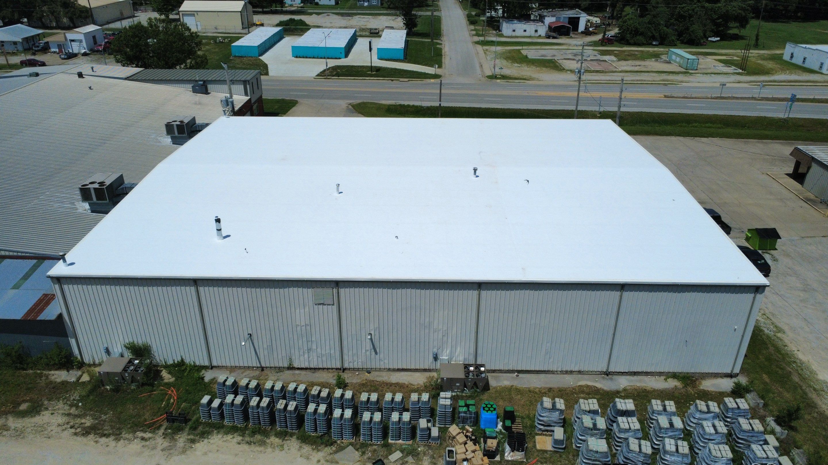 Commercial TPO Membrane Roof Install  by Titan Commercial & Residential Roofing 