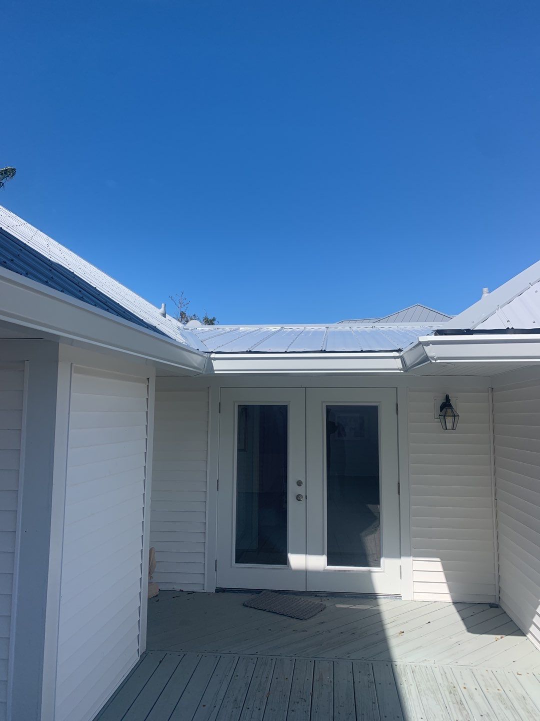 Downspout Installation using Downspout Extension in Sanibel FL by Gutter Professors