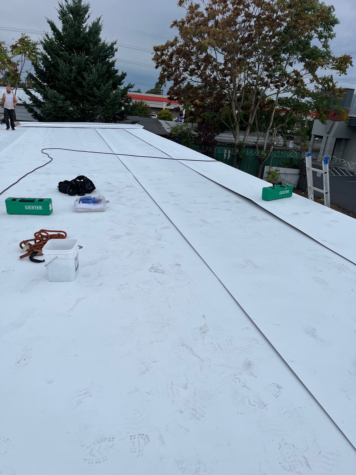 Commercial Roofing Repair using GAF 60Mil TPO  by Orezona Building & Roofing Company, Inc.