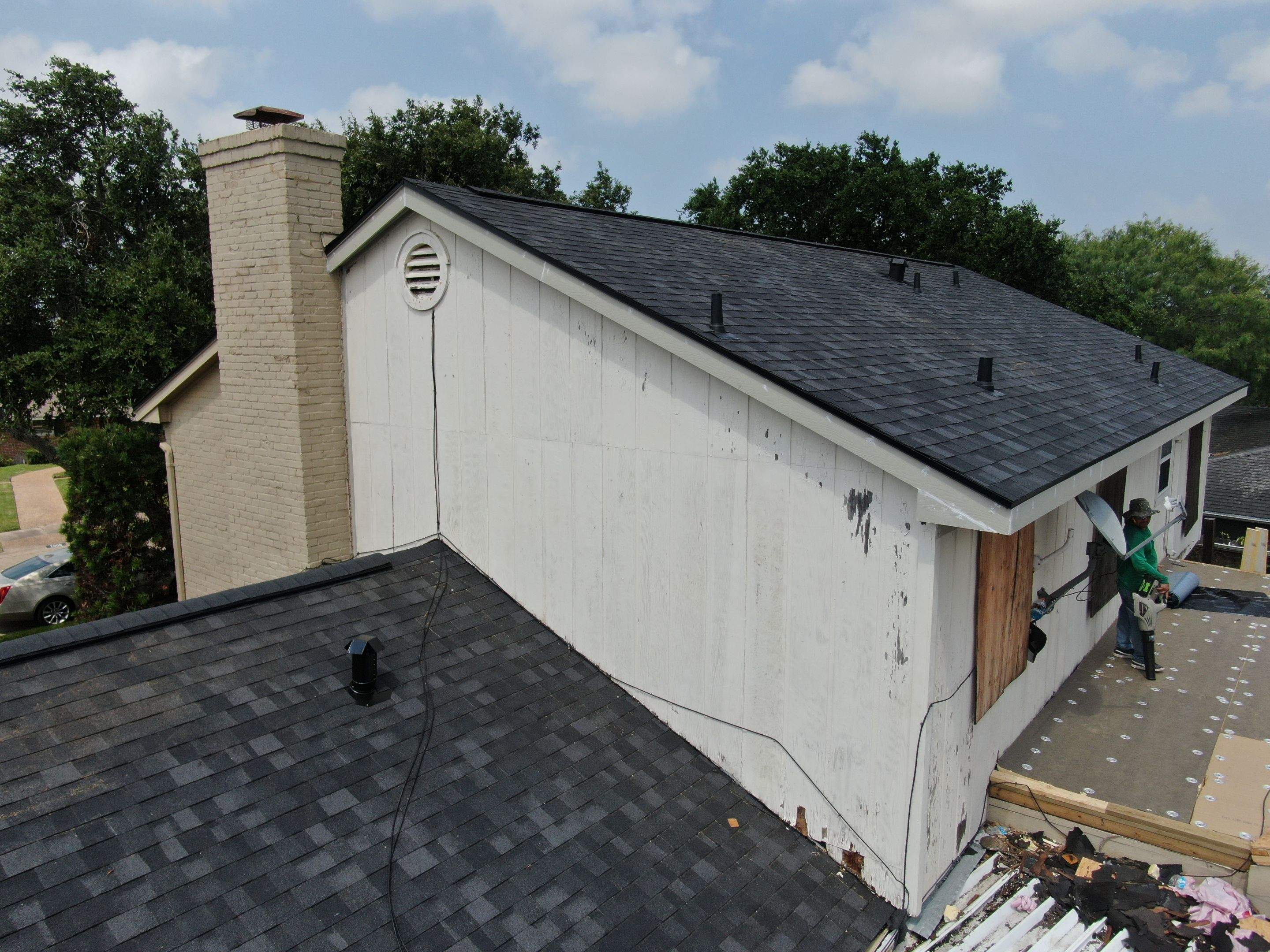 Its to Hot! Insulate this roof by Bayfront Roofing and Construction