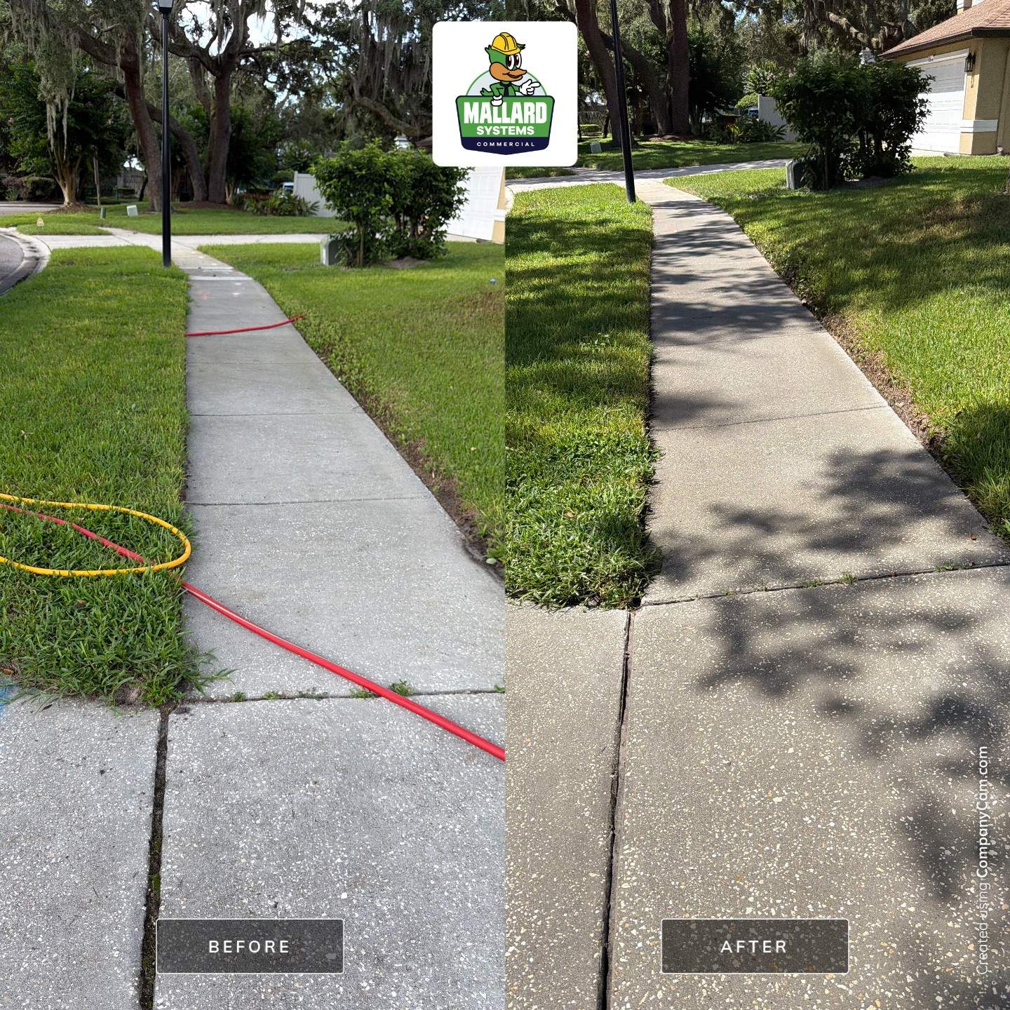 Residential Exterior House Wash and Roof Cleaning in Altamonte Springs by Mallard Systems