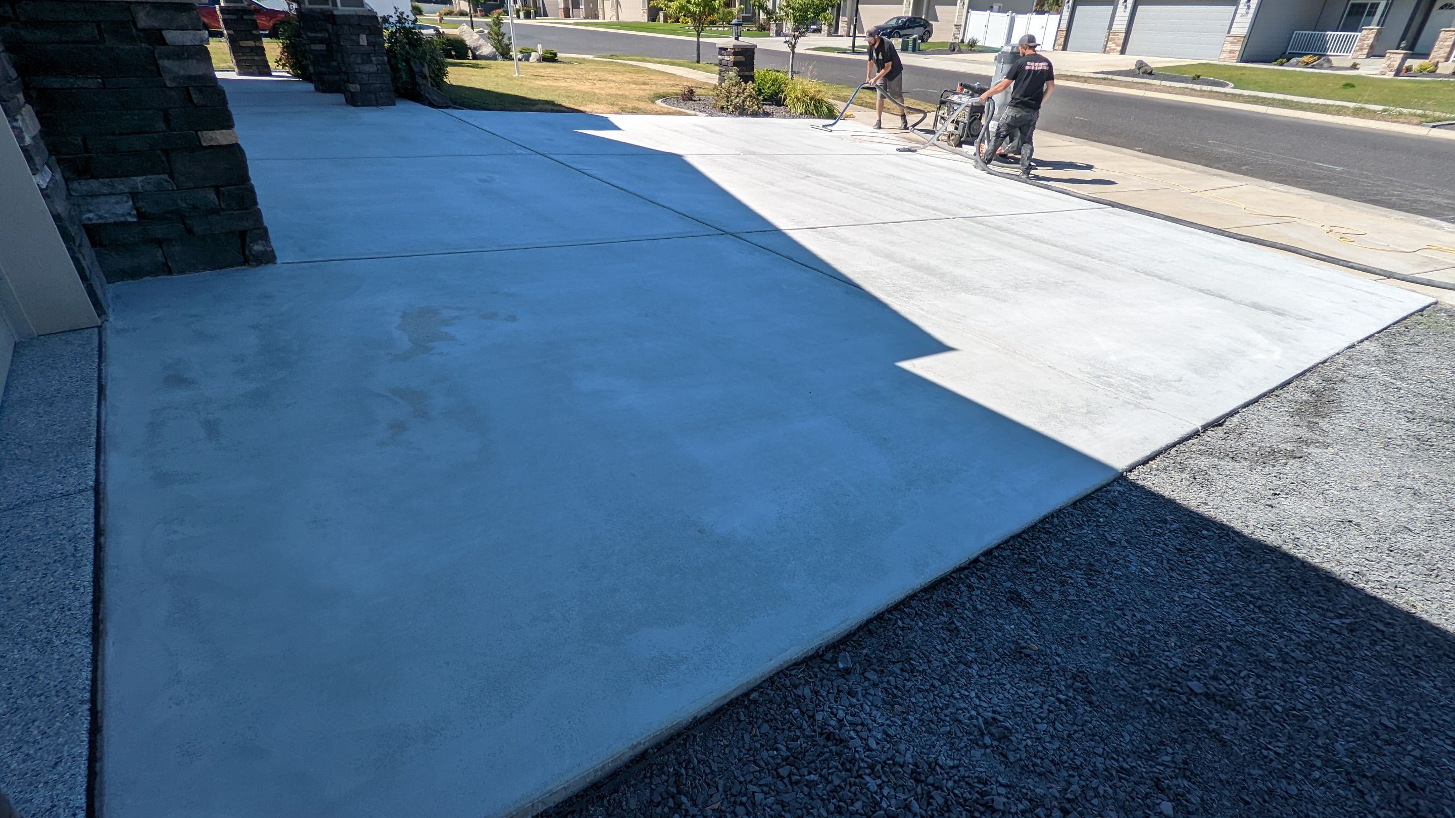 Driveway using Greystone 1/8" by Croc Coatings, LLC